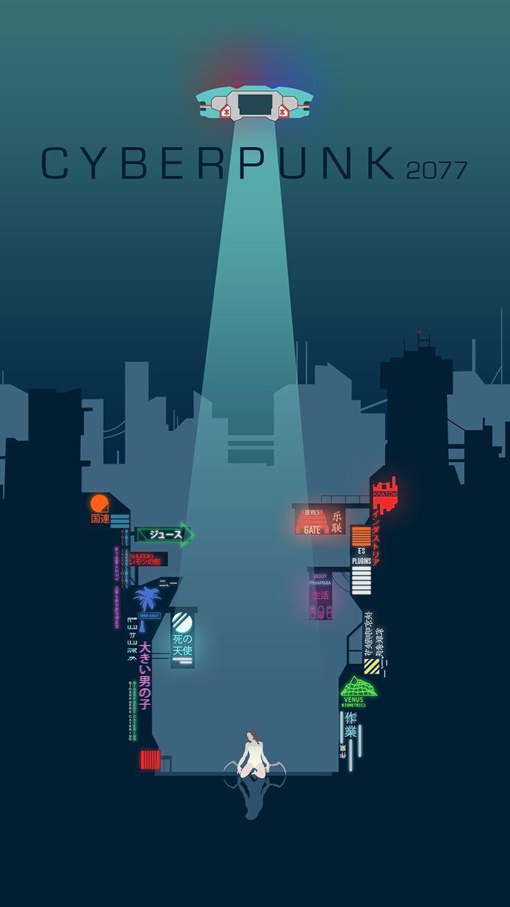 736x1309 Minimalist Cyberpunk 2077 poster I made:. Cyberpunk 2077
