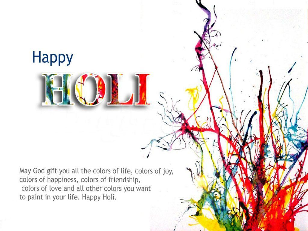 1024x768 Happy Holi Quotes Pics - One HD Wallpaper Picture Background