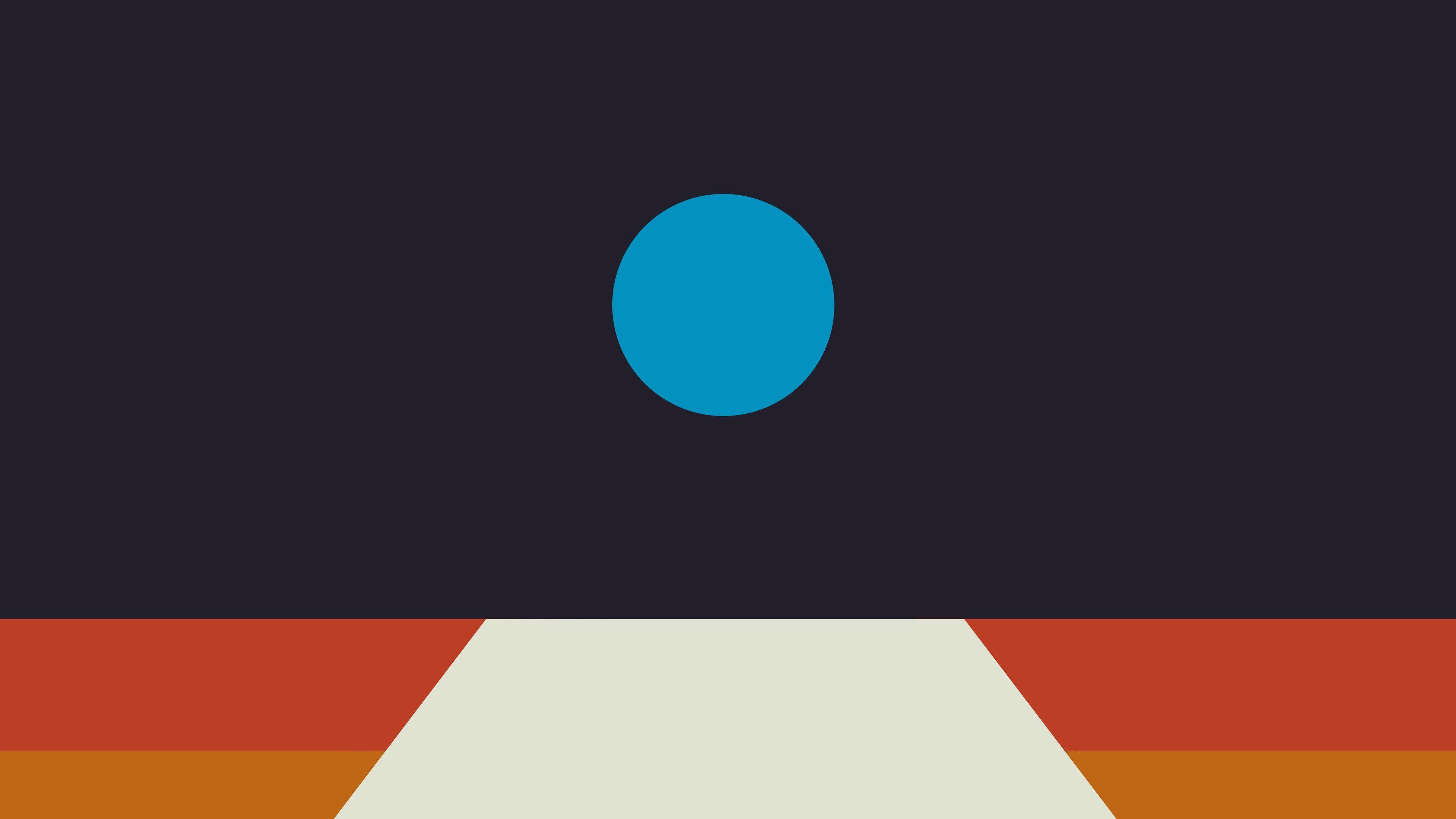 3840x2160 Tycho Art Blue Illustration Art Abstract Minimal Wallpaper