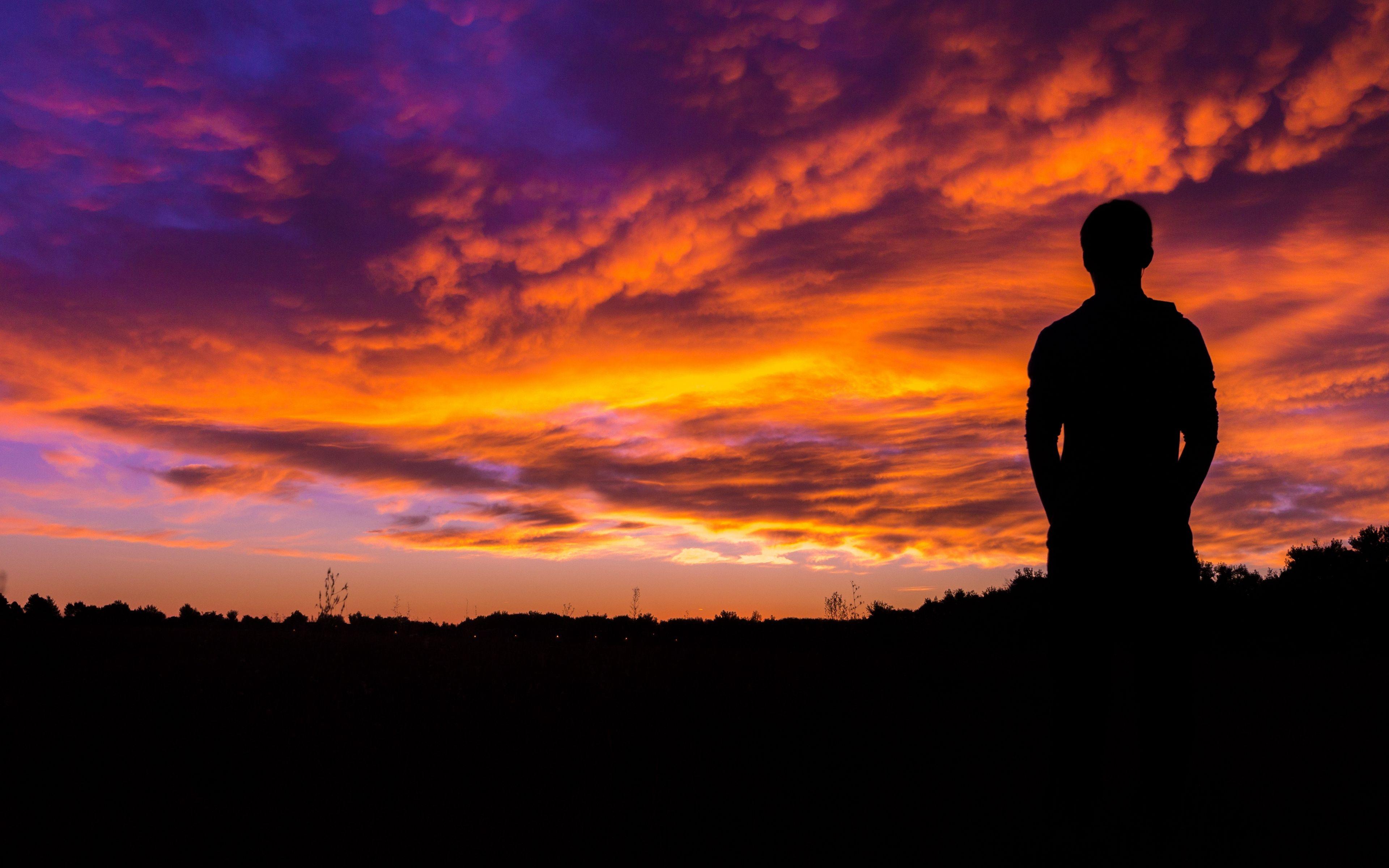 3840x2400 Silhouette Wallpaper HD
