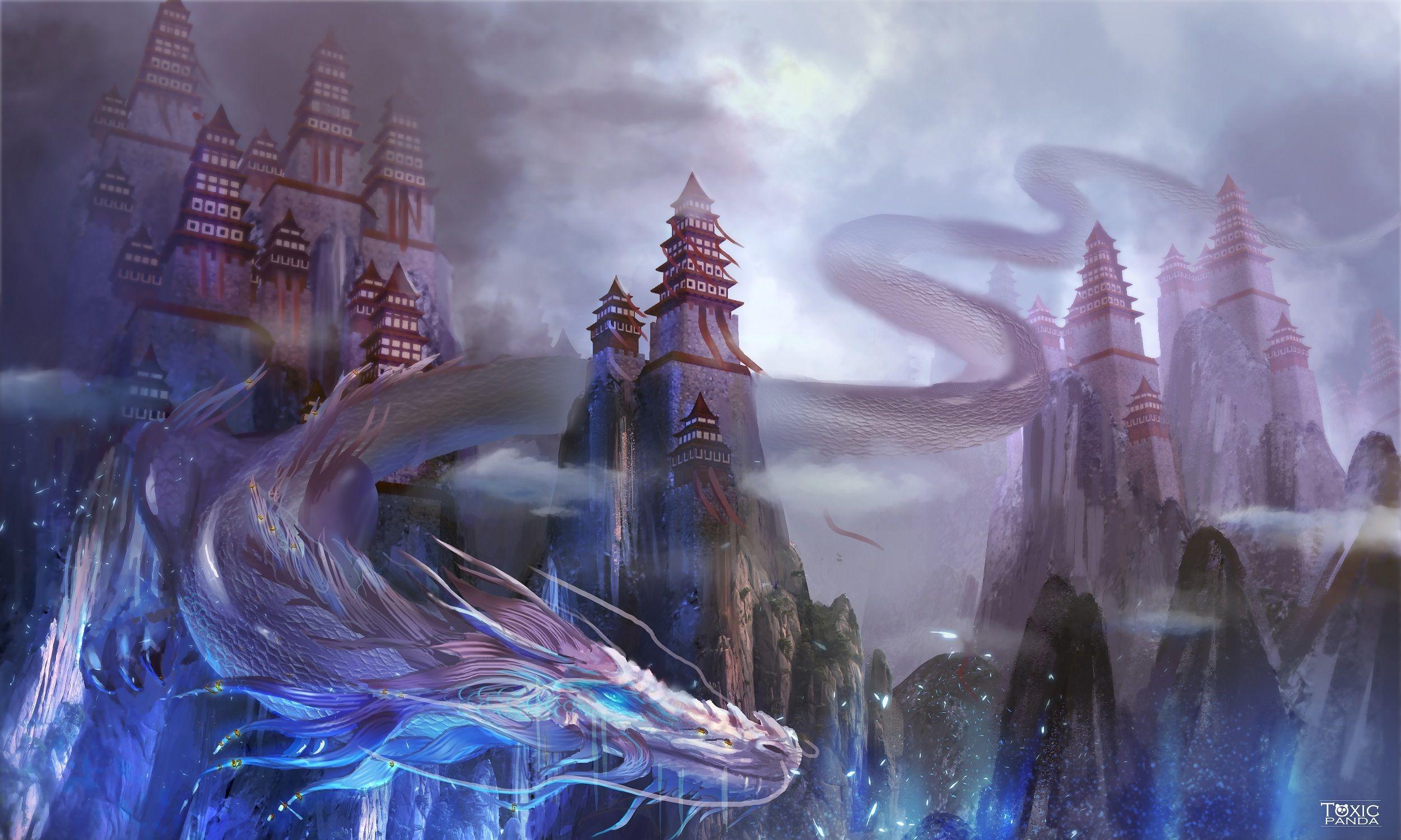 2500x1500 Asian Dragon Wallpaper