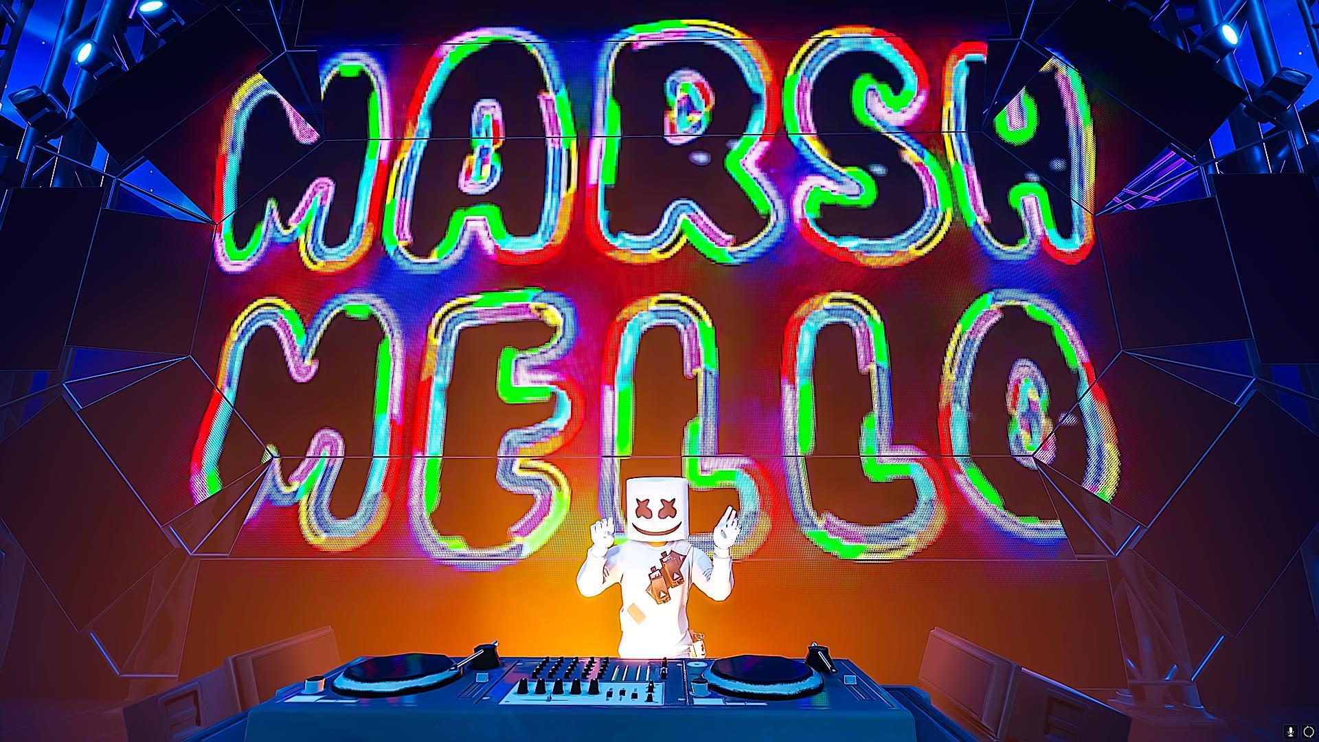 1920x1080 Fortnite HD Marshmello Concert Wallpaper • L2pbomb