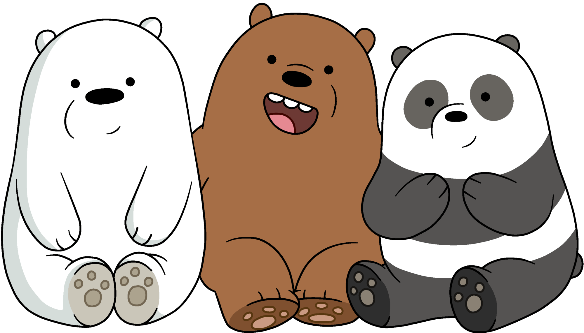 2000x1143 Drawing pandas wallpaper, Picture drawing pandas wallpaper