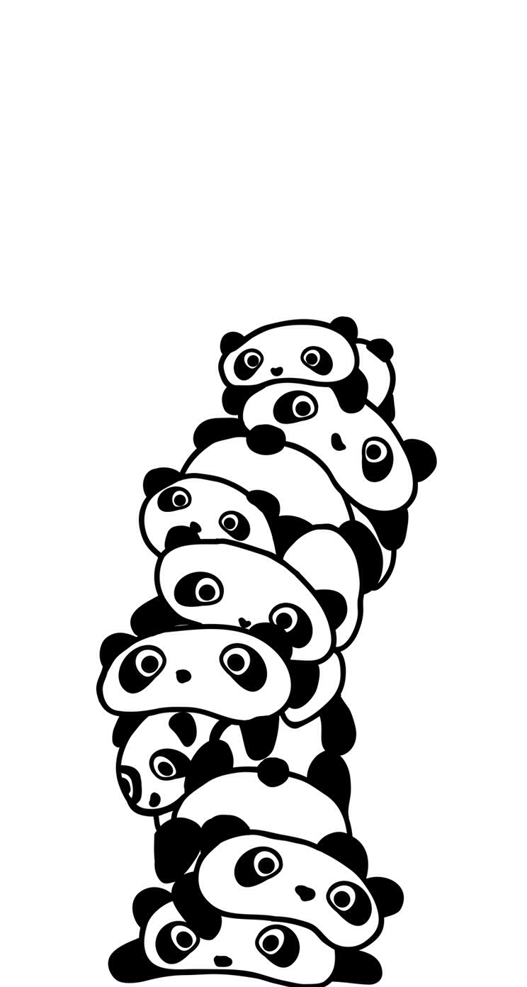 744x1392 Cool Panda Drawing