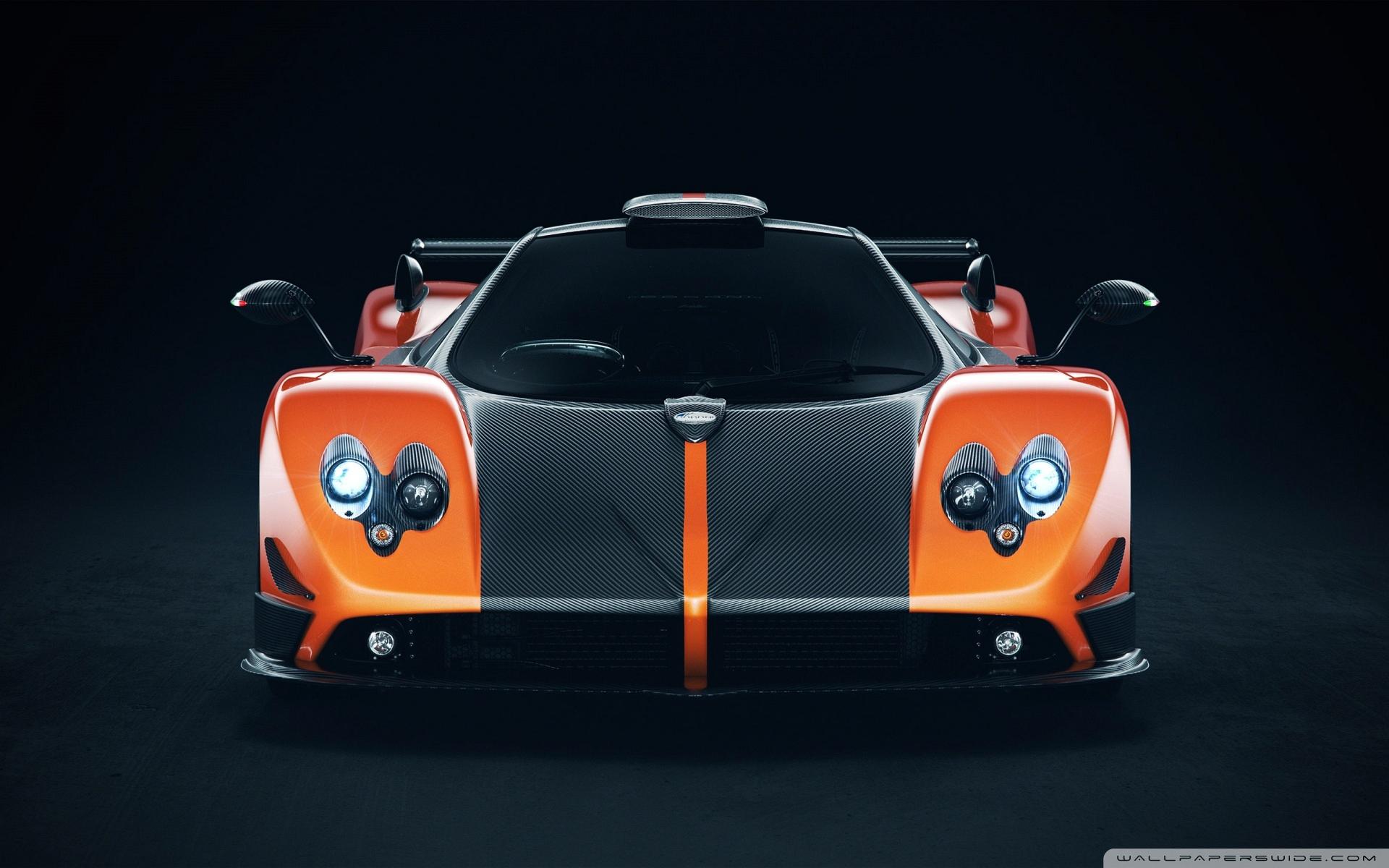 1920x1200 Wallpaper Pagani Zonda Cinque Orange x 1200 Luxury