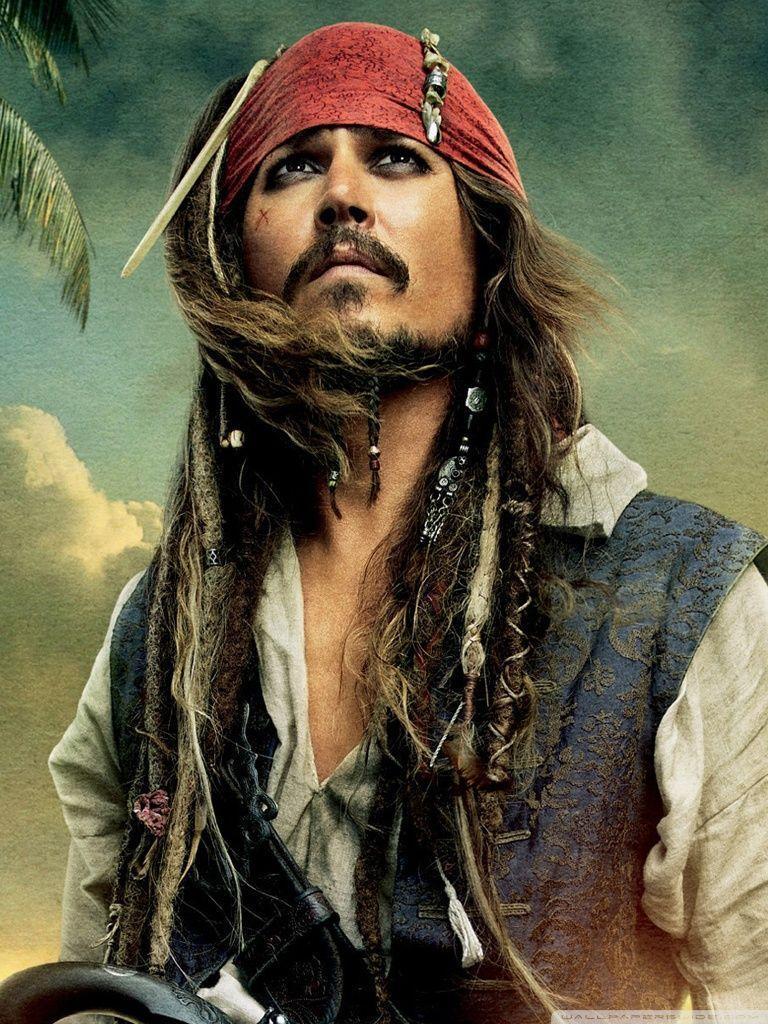 768x1024 Jack Sparrow HD Mobile Wallpaper
