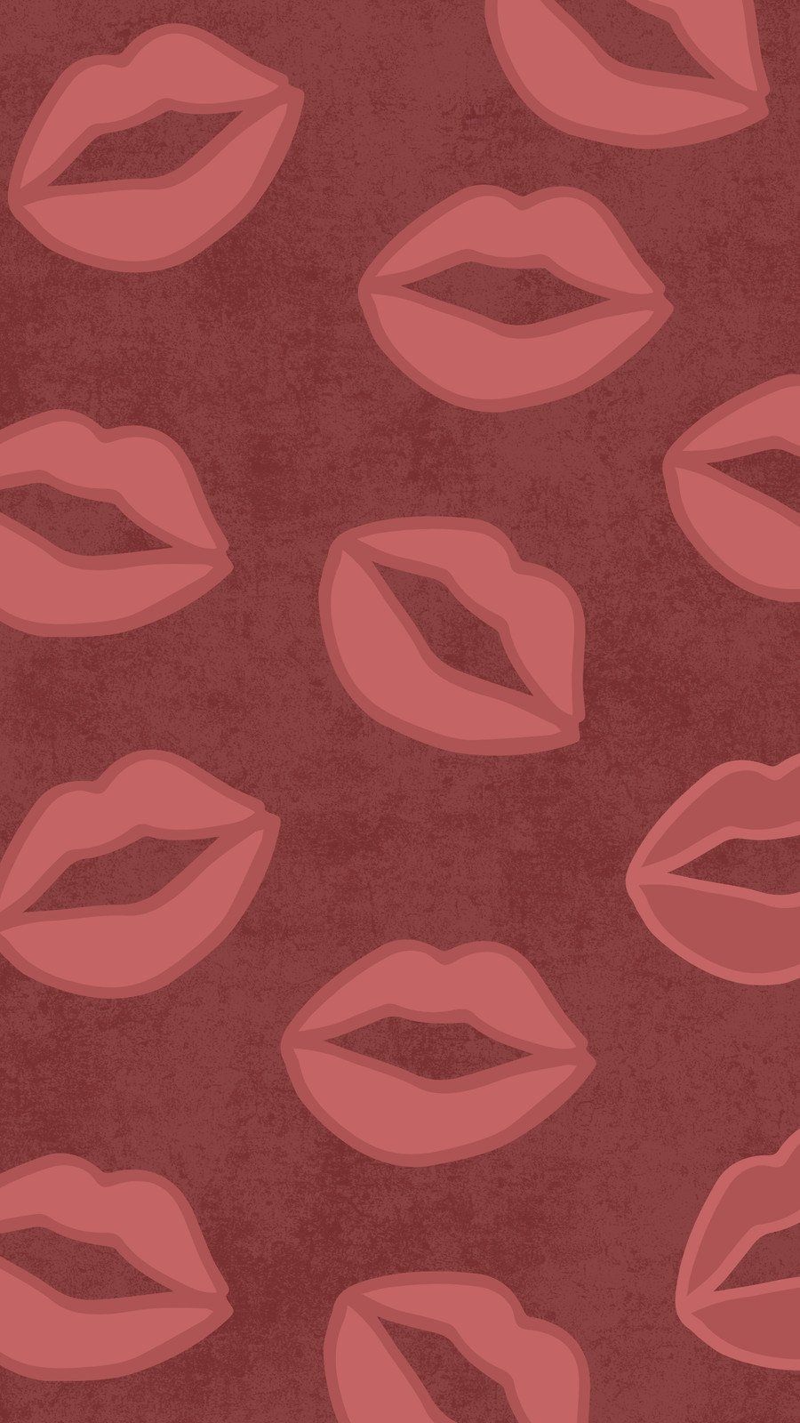 900x1600 Free and customizable lip wallpaper templates