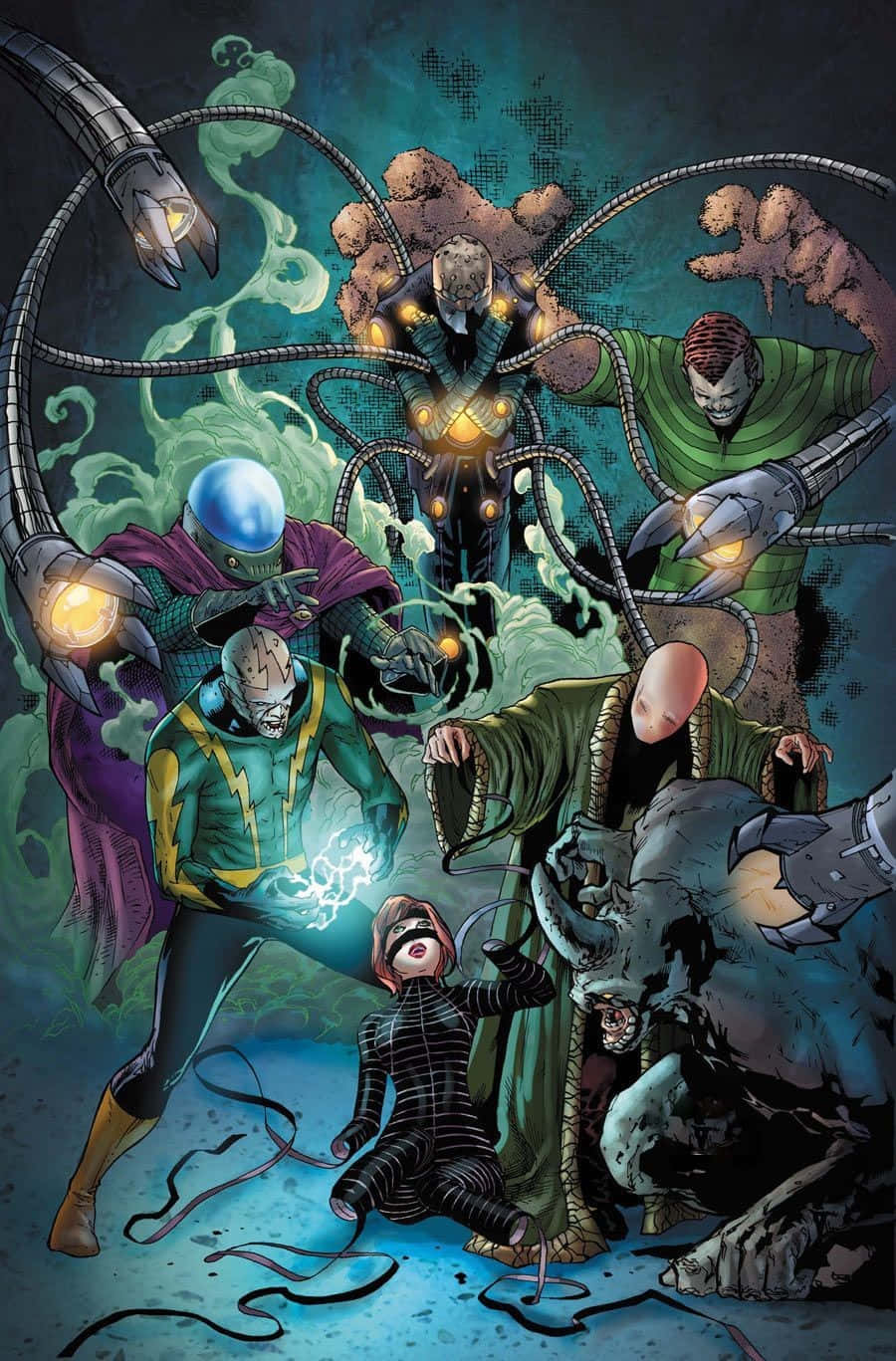 900x1367 Download The Sinister Six: Ultimate Villains Of Spider Man Wallpaper