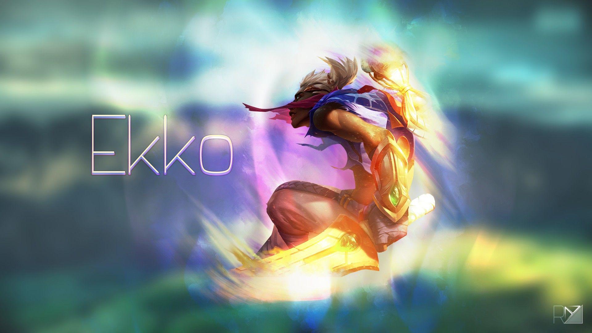 1920x1080 Sandstorm Ekko. Wallpaper & Fan Arts. League Of Legends