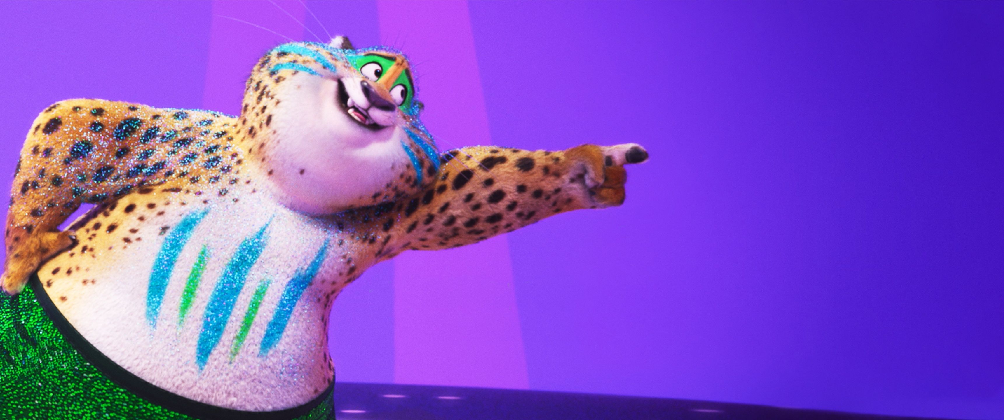 3440x1440 Officer Clawhauser Wallpaper 4K, Zootopia Walt Disney Animation