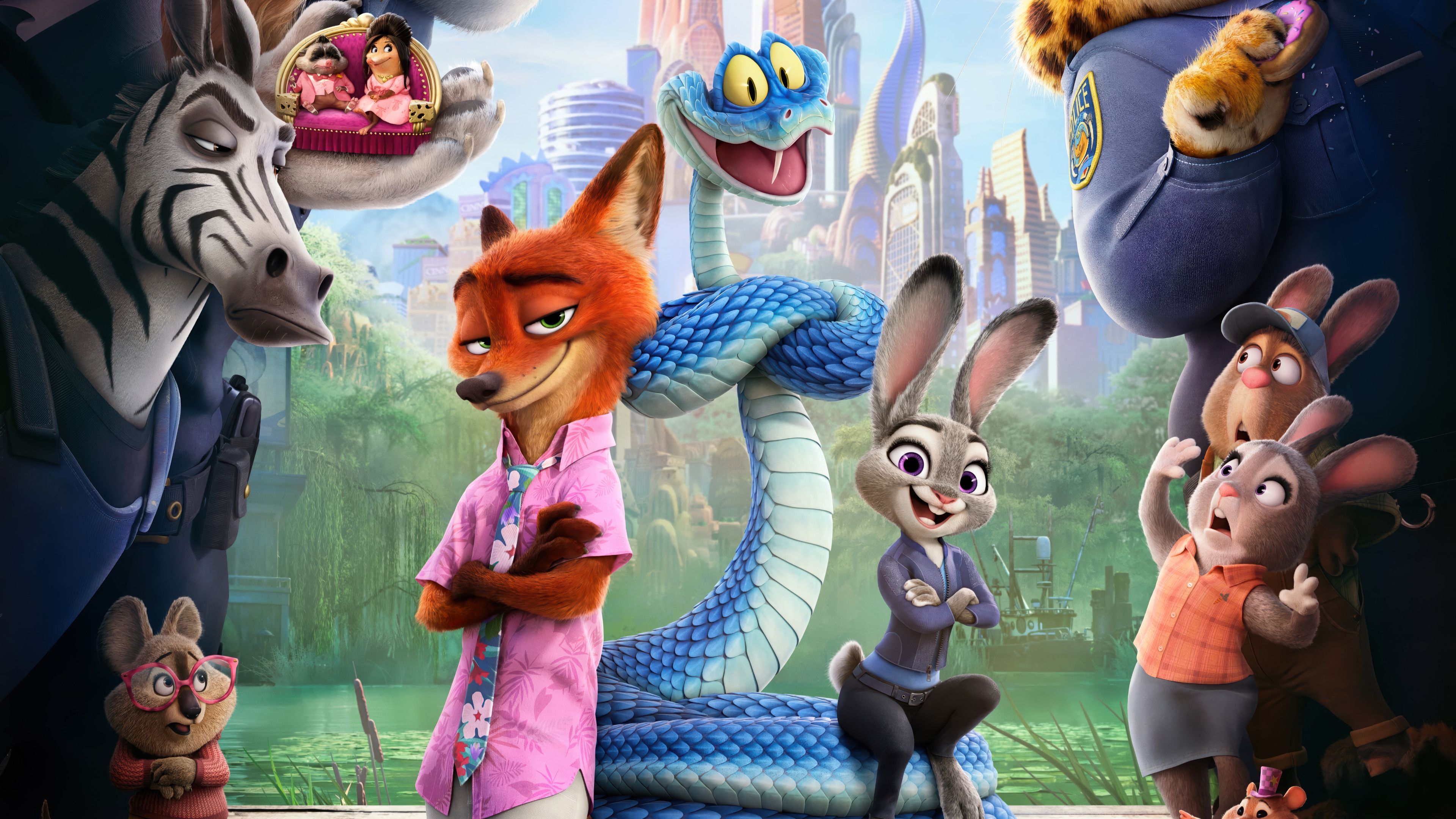 3840x2160 Zootopia 2 Movie 4K Wallpaper HD PC