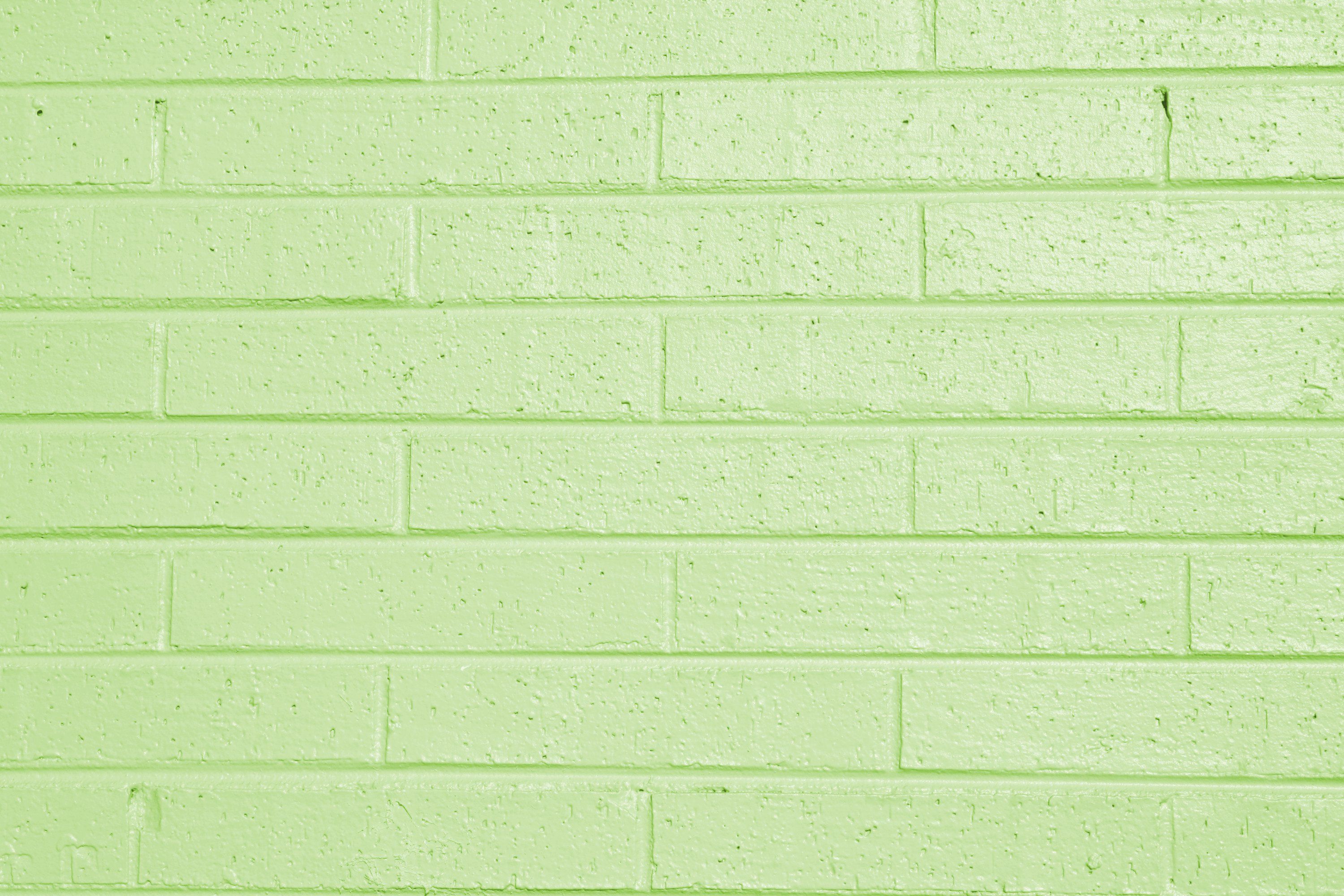 3000x2000 Lime Green Painted Brick Wall Texture