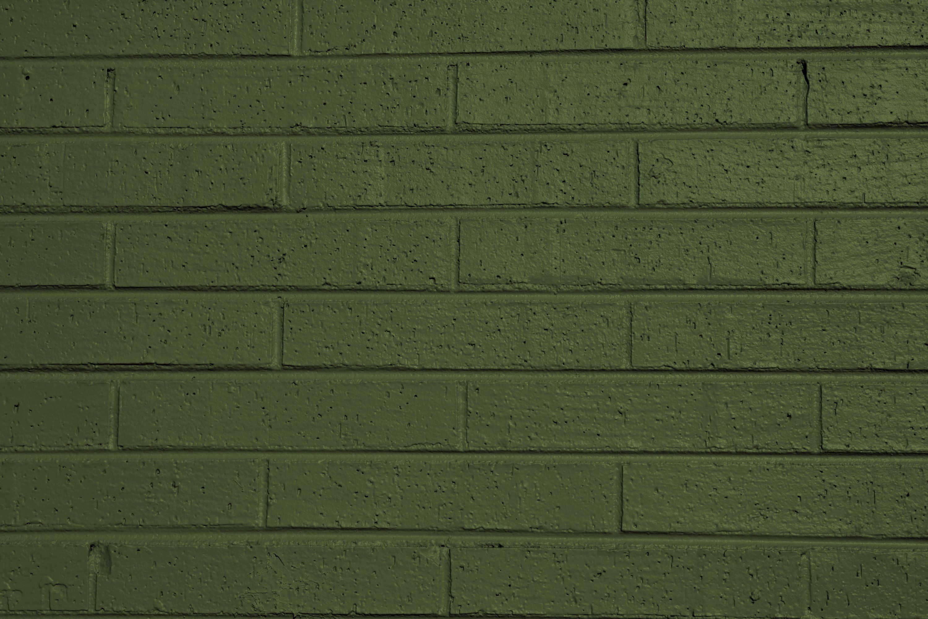 3000x2000 Olive Green Painted Brick Wall Texture
