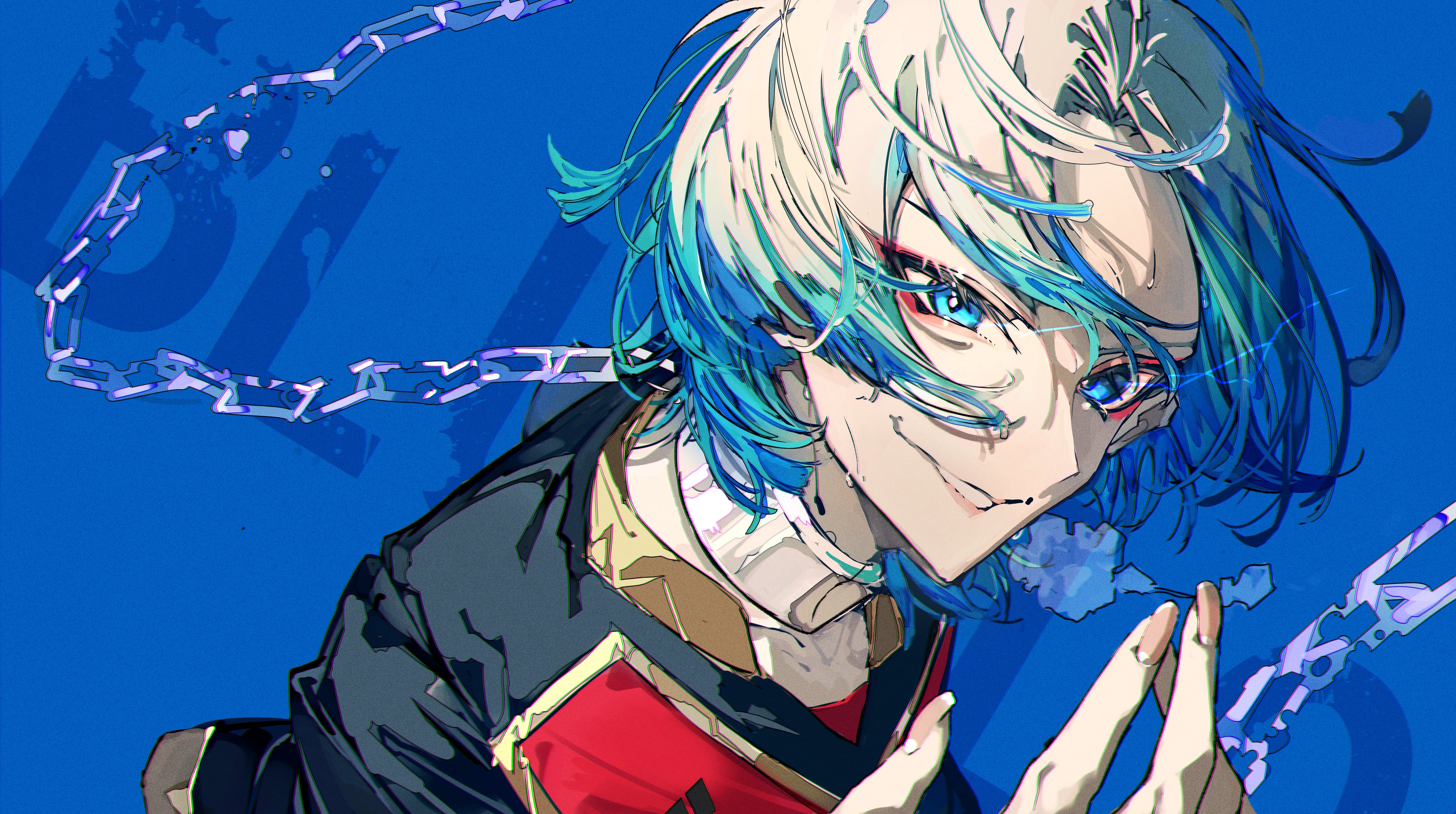 6336x3541 Kaiser Blue Lock Wallpaper