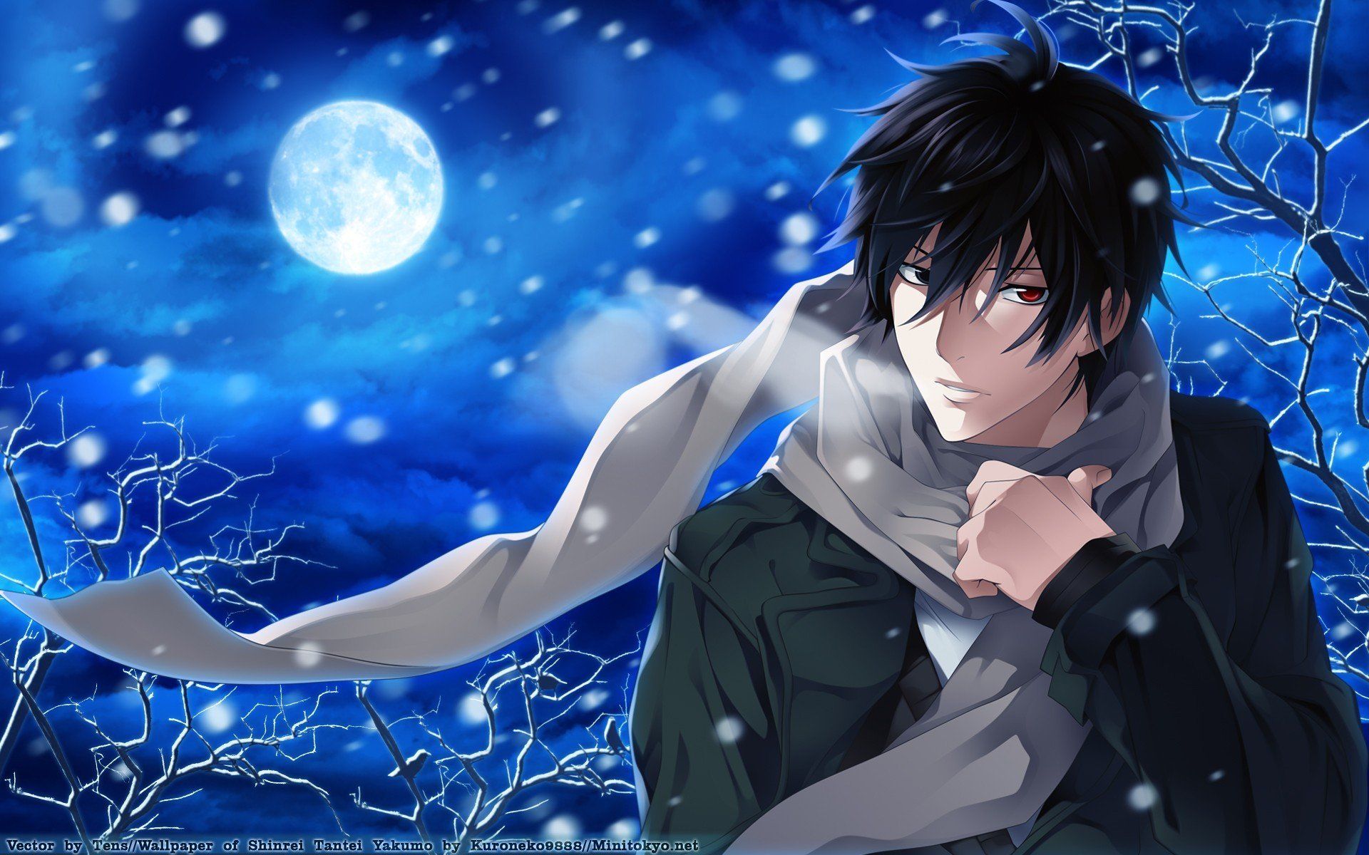 1920x1200 anime, Anime boys, Shinrei Tantei Yakumo, Saitou Yakumo HD Wallpaper / Desktop and Mobile Image & Photo