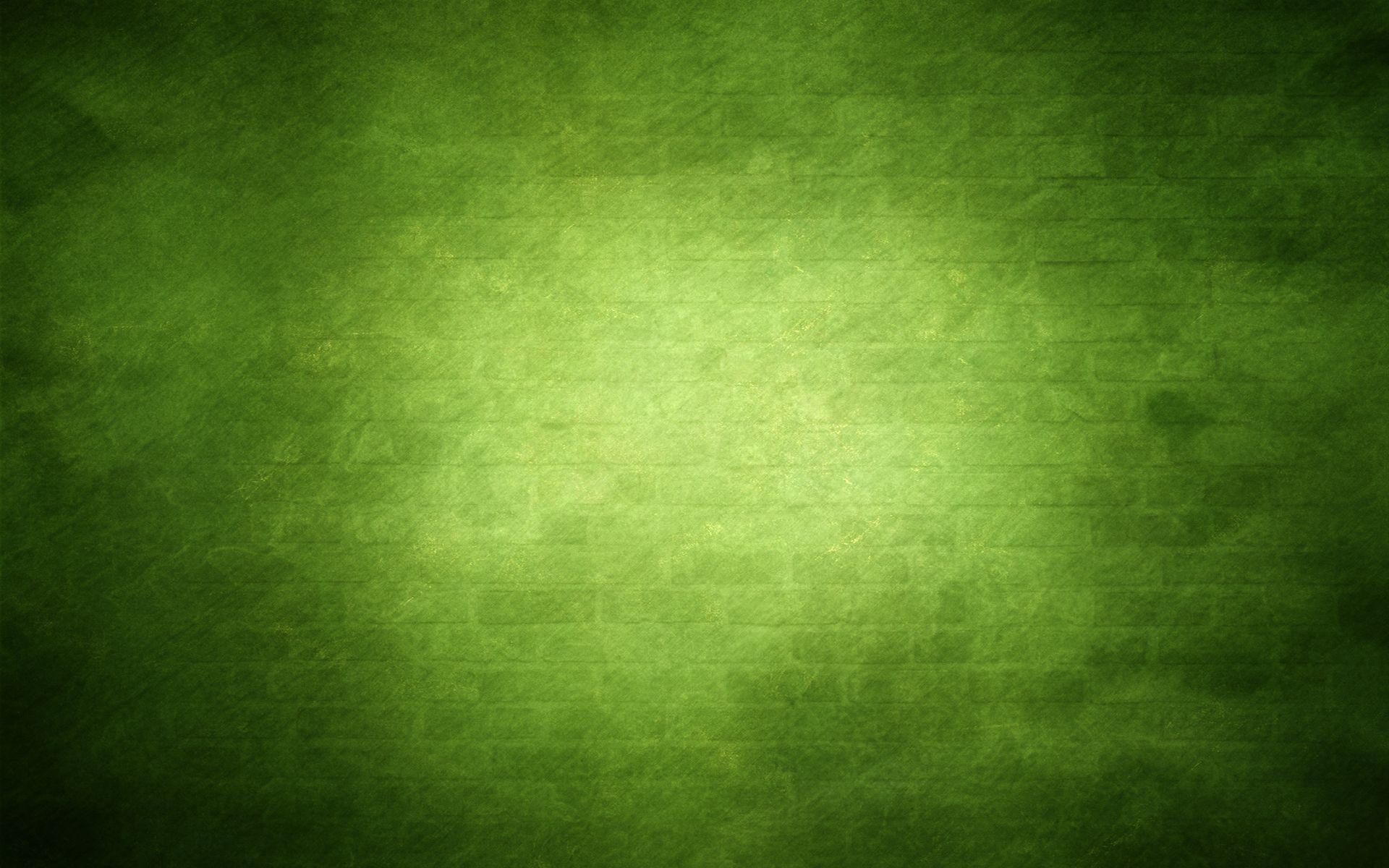 1920x1200 Wallpaper green, wall, dark colors, glow, brick, texture for mobile and desktop, section текстуры, resolution 1920x1200