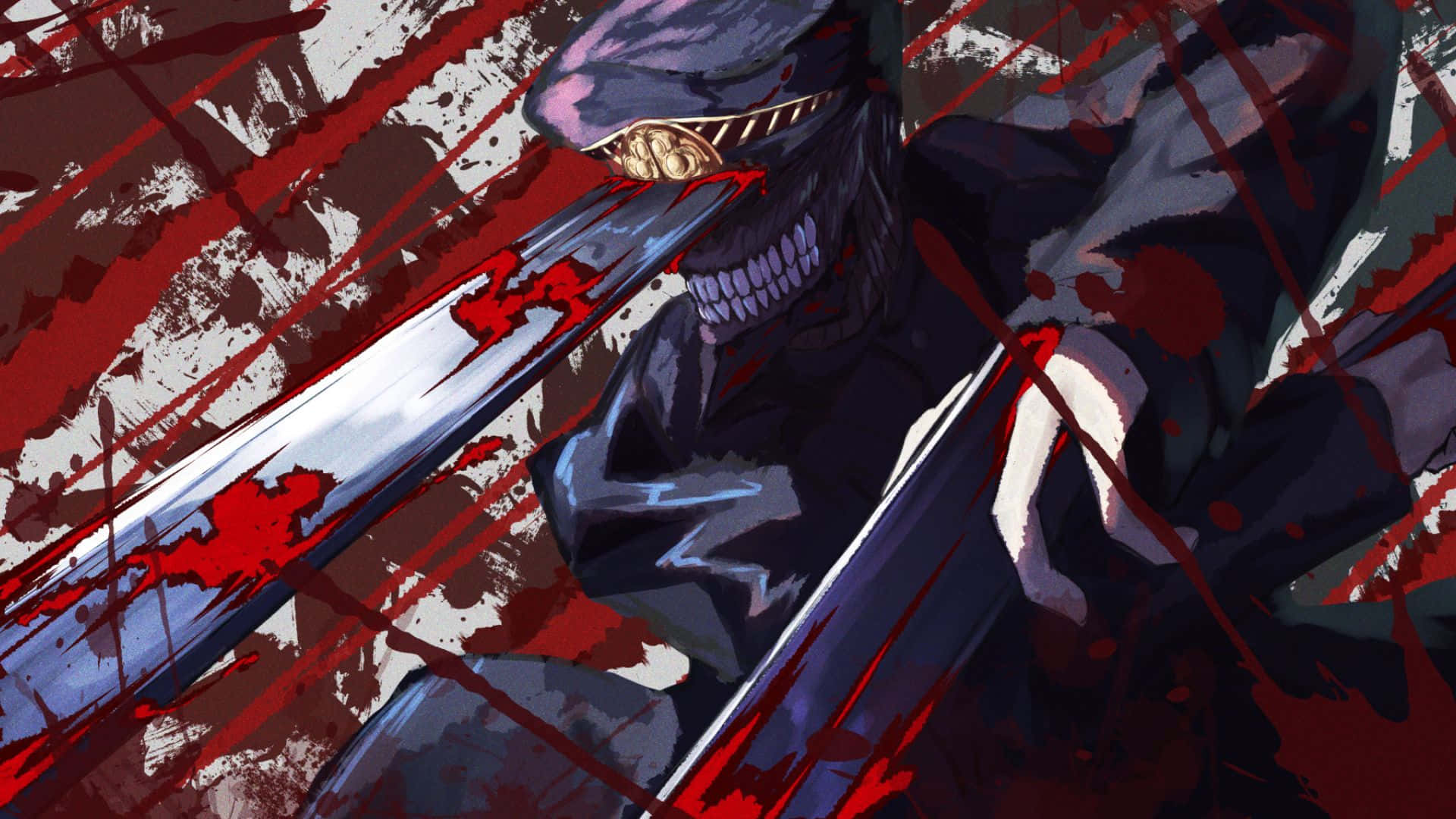 1920x1080 Chainsaw Man Katana Man Wallpaper