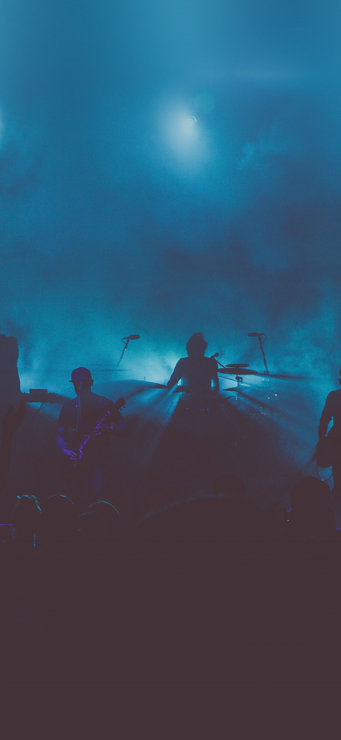 1125x2436 iPhone X wallpaper. concert rock blue music nature