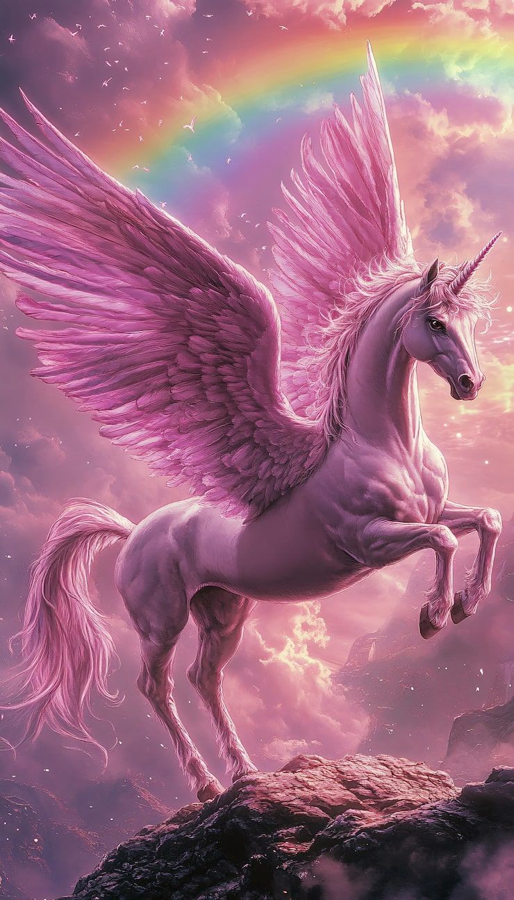 740x1295 Pegasus unicorns Image