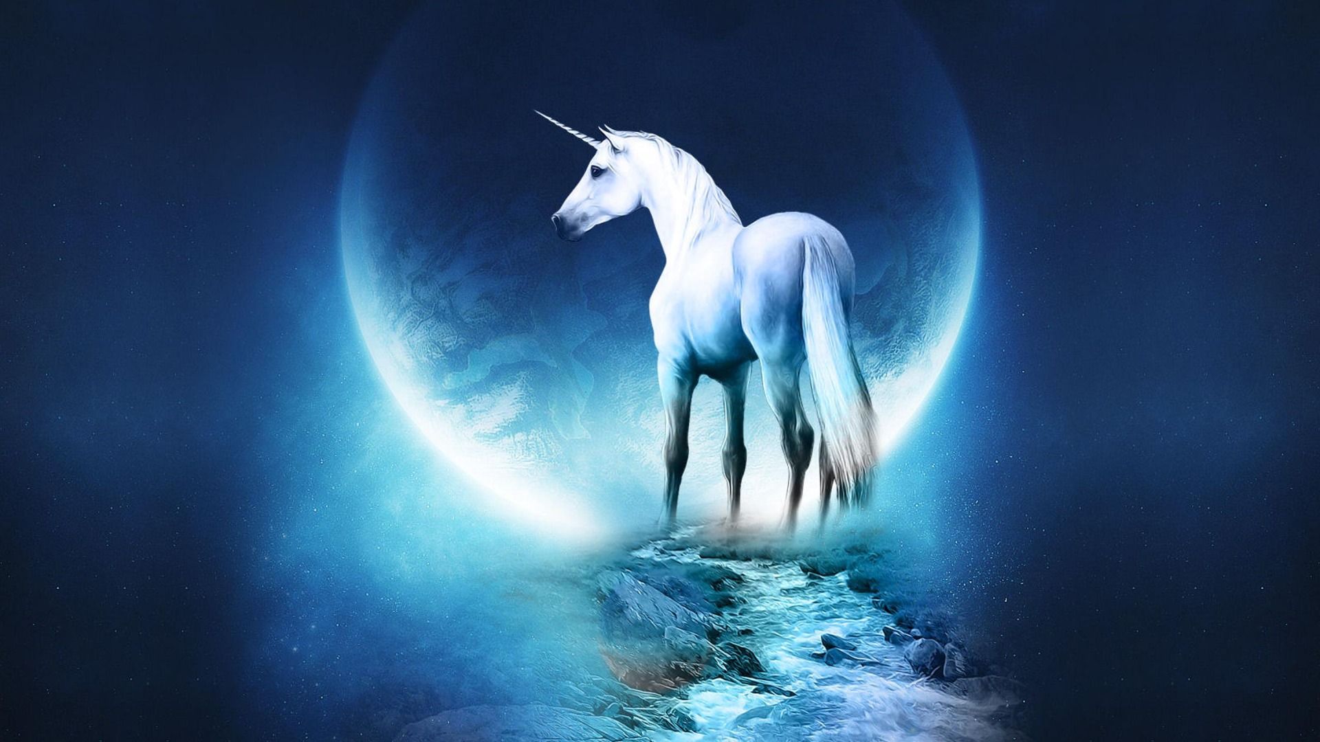 1920x1080 Unicorn Full HD, High Definition, High Quality, Widescreen