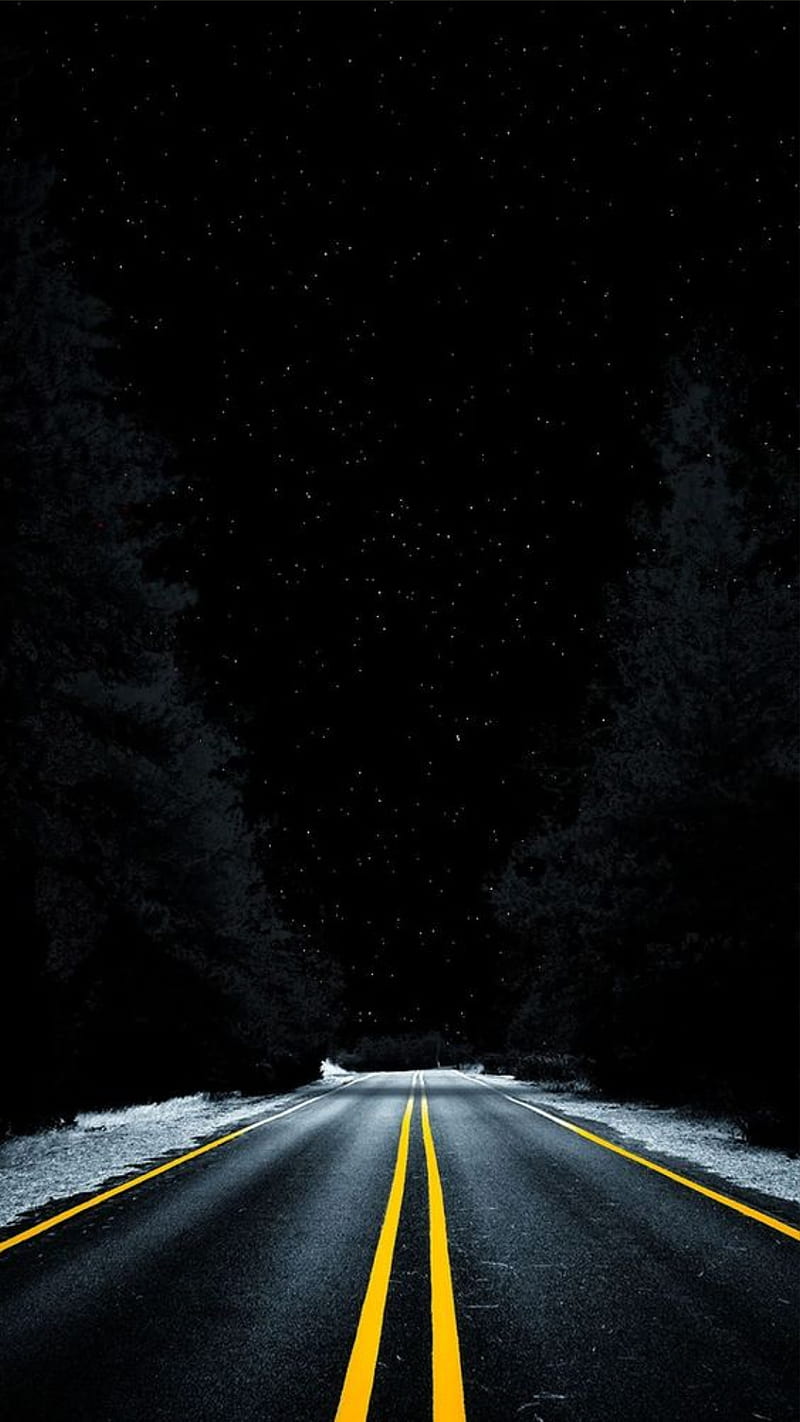 800x1422 Road To Nowhere, black, HD phone wallpaper