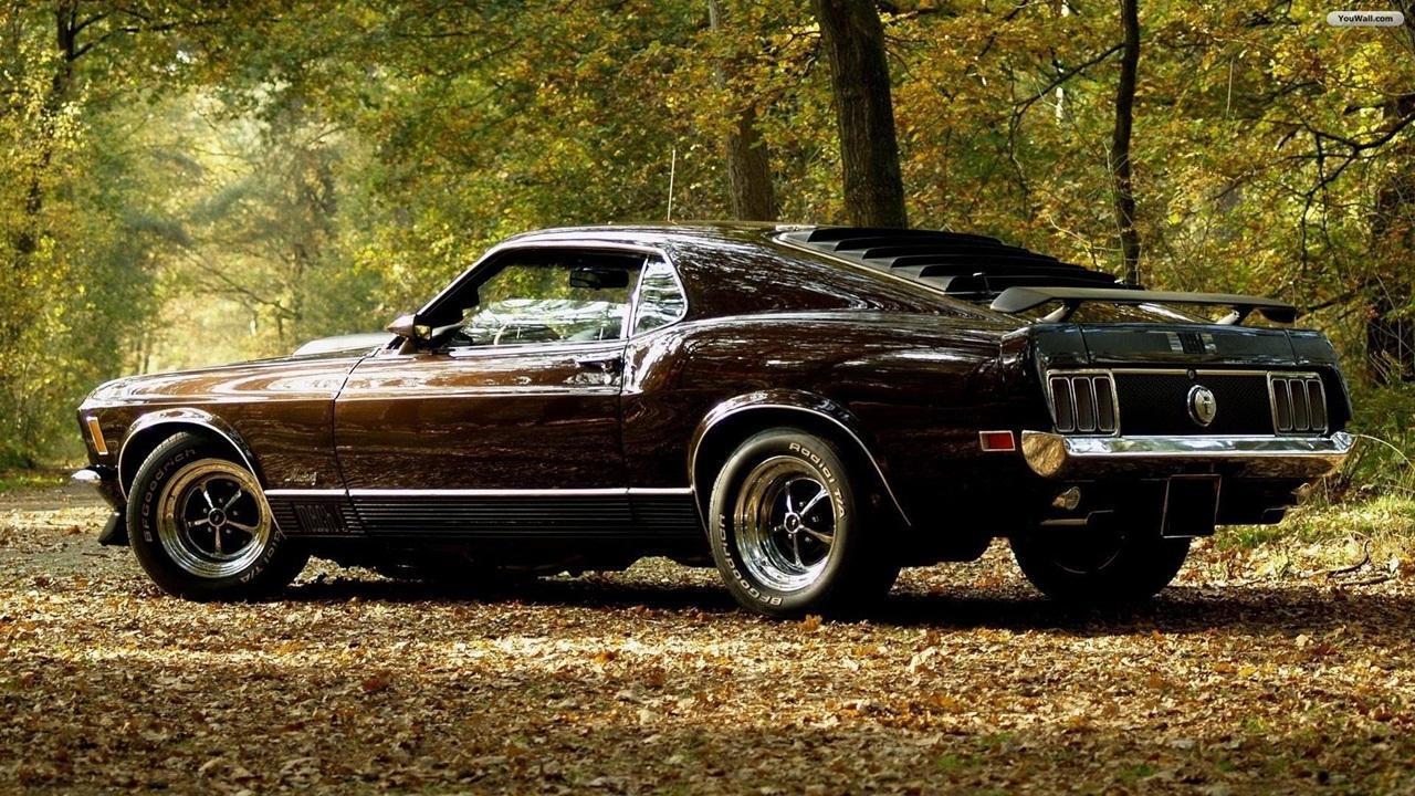 1280x720 Vintage Mustang Cars Wallpaper for Android