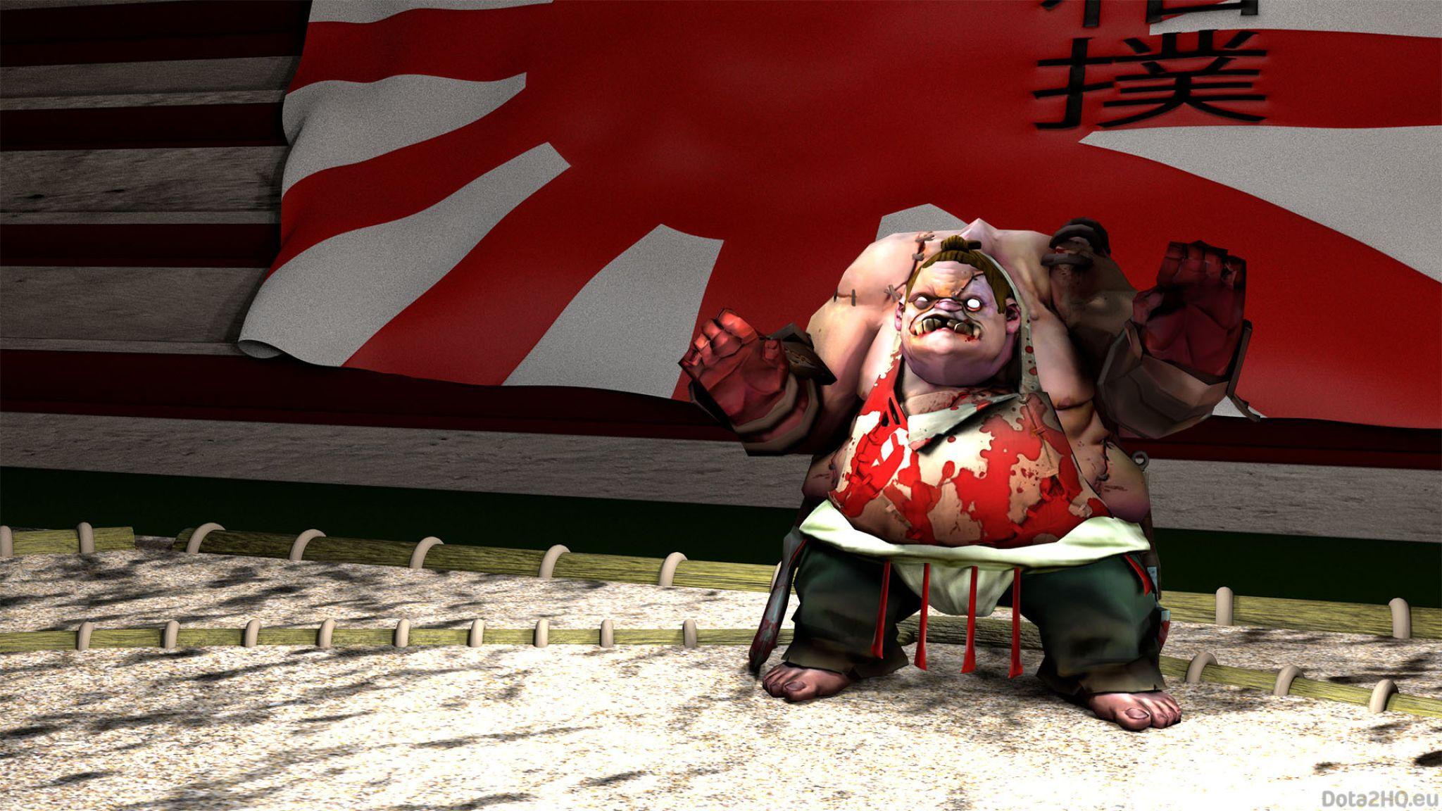 2048x1152 pudge, sumo fighter set, dota 2 2048x1152 Resolution