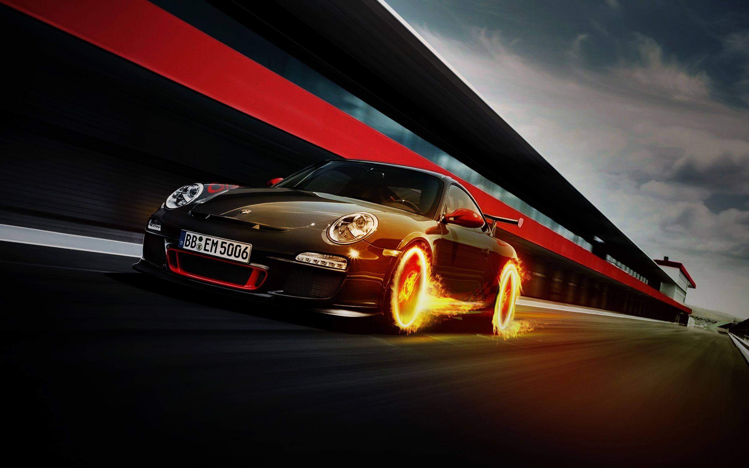 2560x1600 Porsche 911 Gt3 Rs Fire Wallpaper Porsche 911 Gt3 Rs, HD