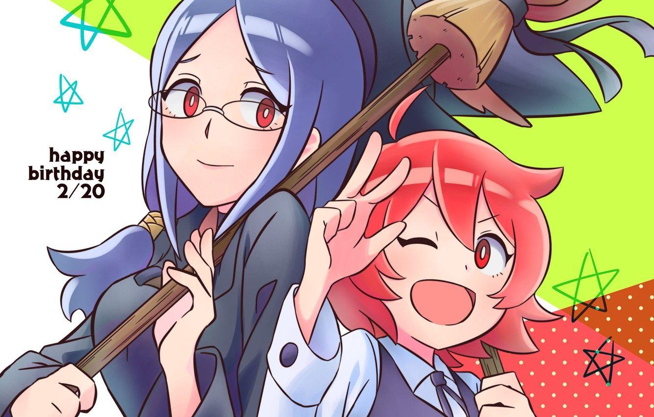 1332x850 Wallpaper girls, girlfriend, Academy for witches, Little Witch