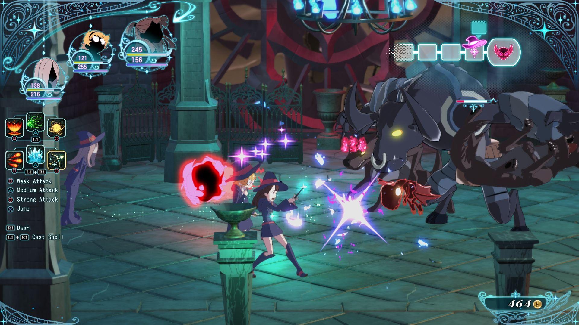 1920x1080 Gameplay screenshots from LWA: Chamber of Time. Little Witch
