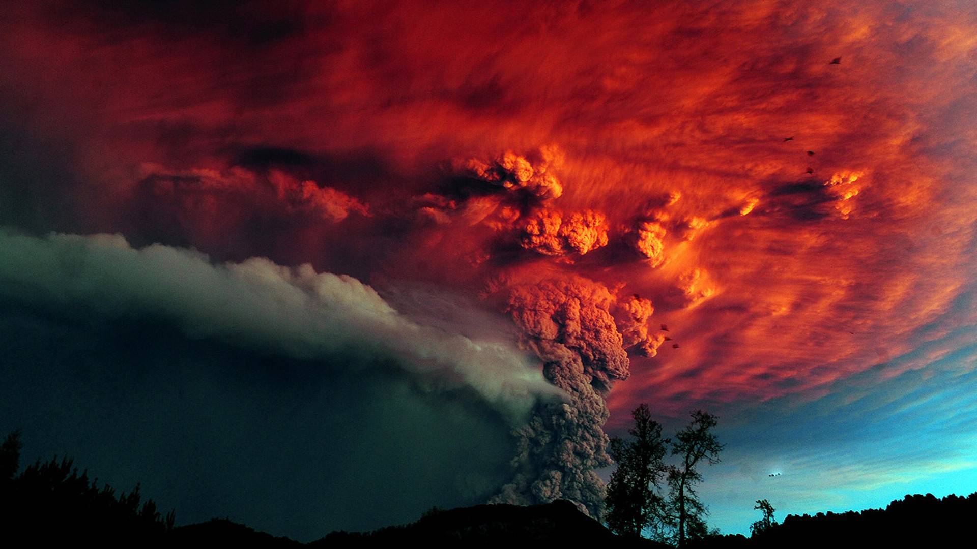 1920x1080 Volcano Wallpaper