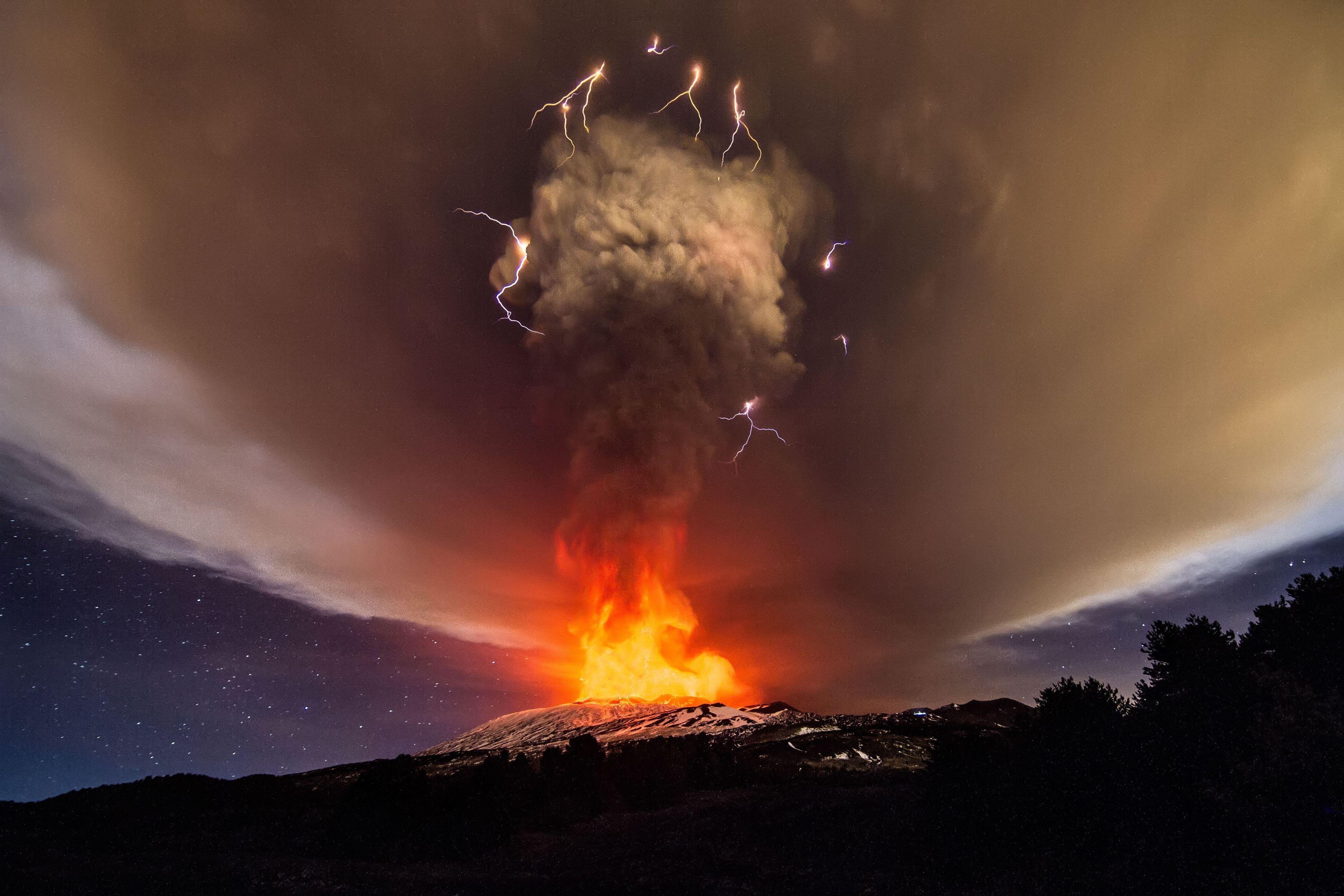 3750x2500 Volcano HD Wallpaper and Background Image