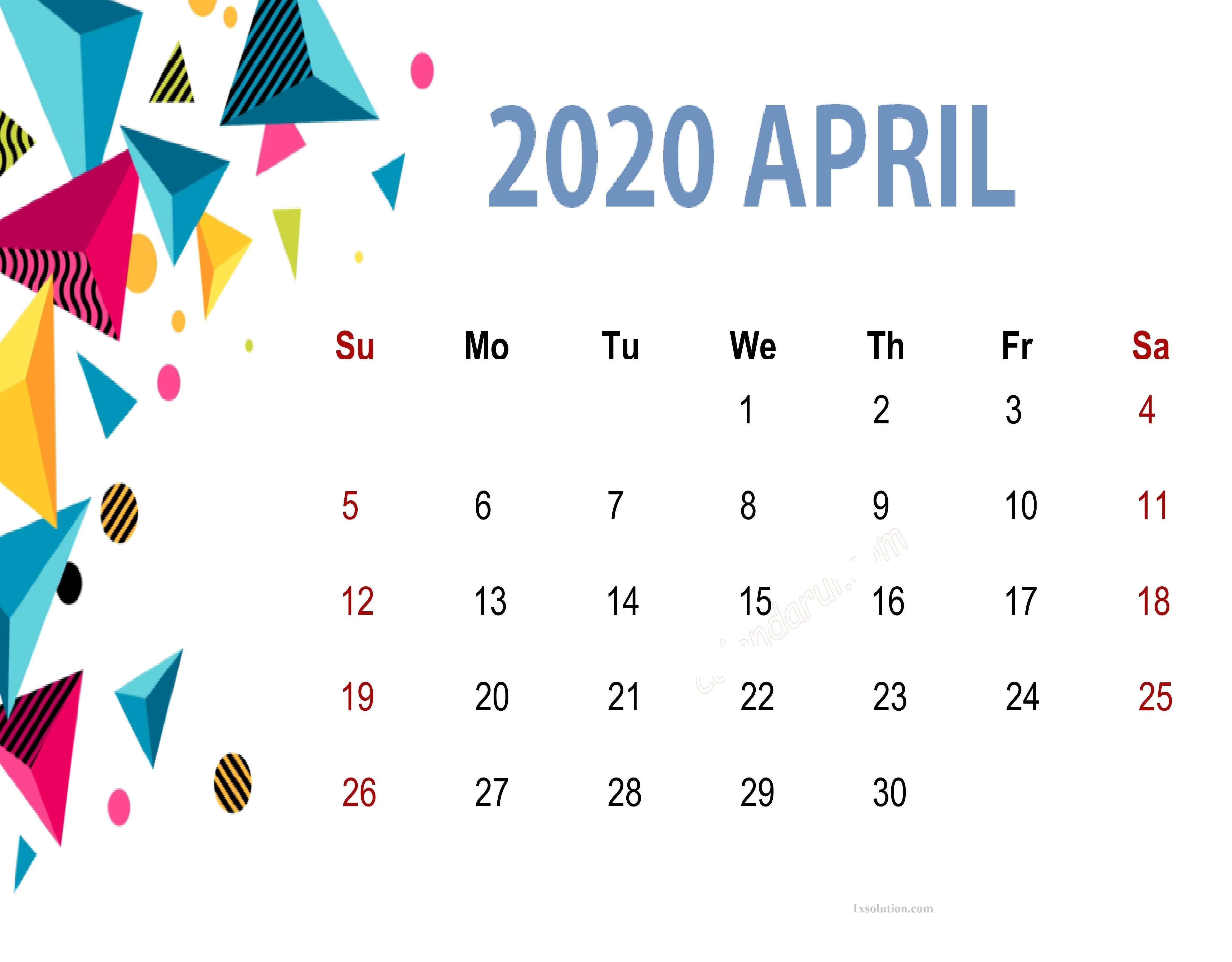 4640x3624 Cute Printable 2020 Calendar For Year Schedule