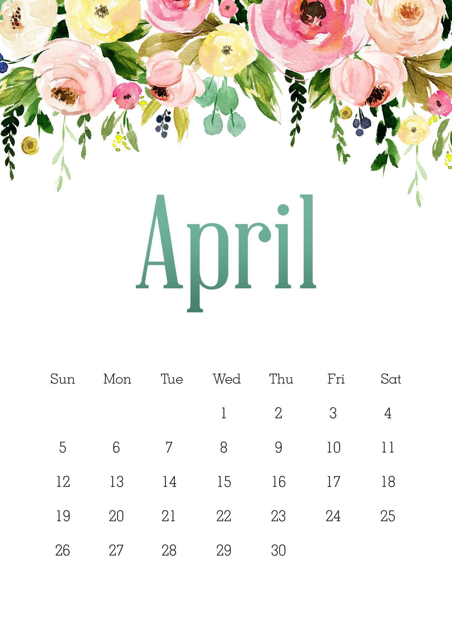 April 2020 Calendar Wallpapers - Top Free April 2020 Calendar ...