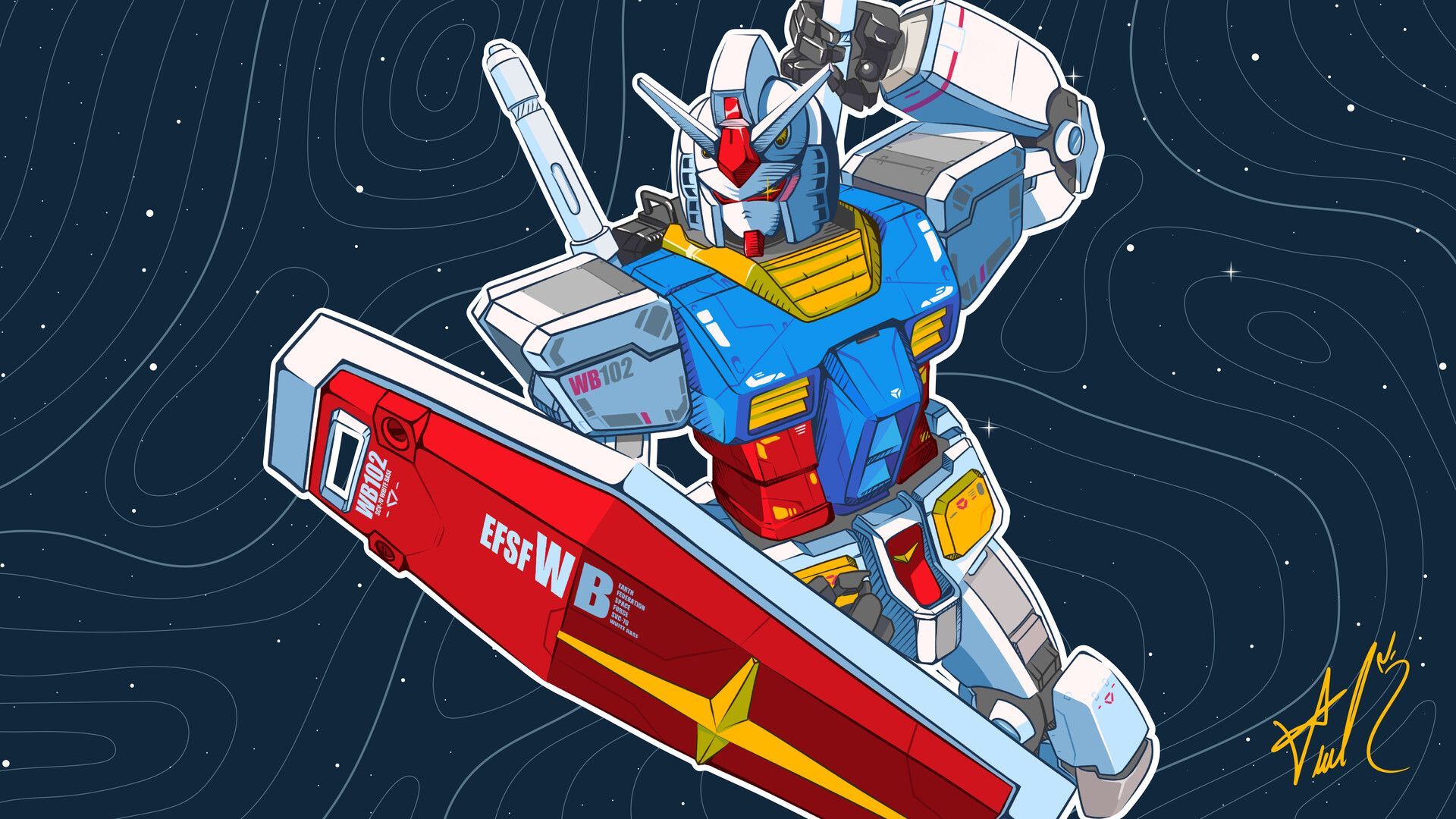 1920x1080 Gundam RX 78
