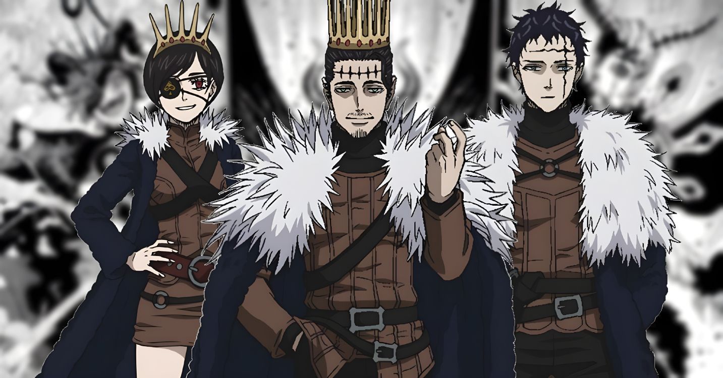 1433x750 Wallpaper Anime, Black Clover Triad, Yki Tabata, Black Clover, Sleeve, Background Free Image