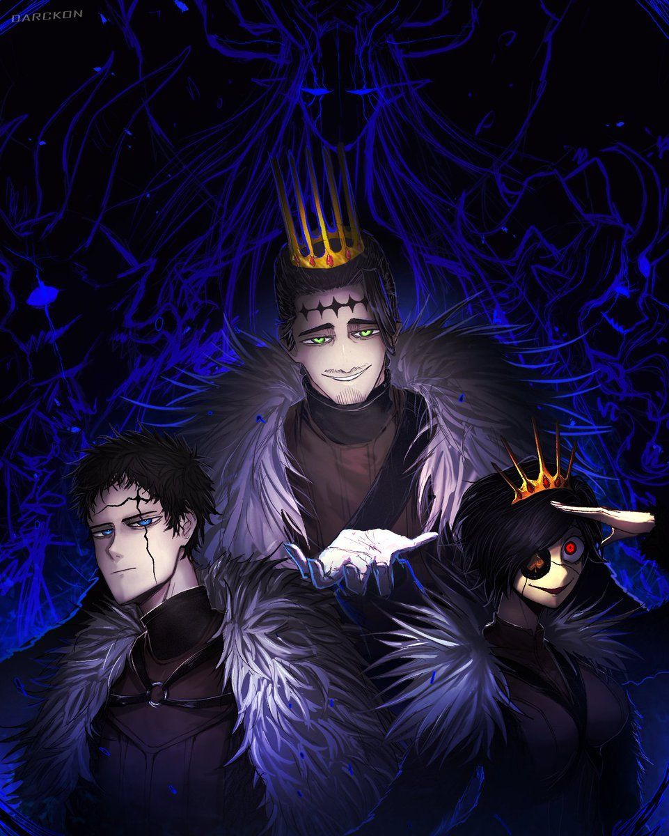 961x1200 THE DARK TRIAD #blackclover #blackcloverfanart #darktriad #blackcloverfanart #ブラッククローバー #Dante #vanica #zenon #ブラクロ