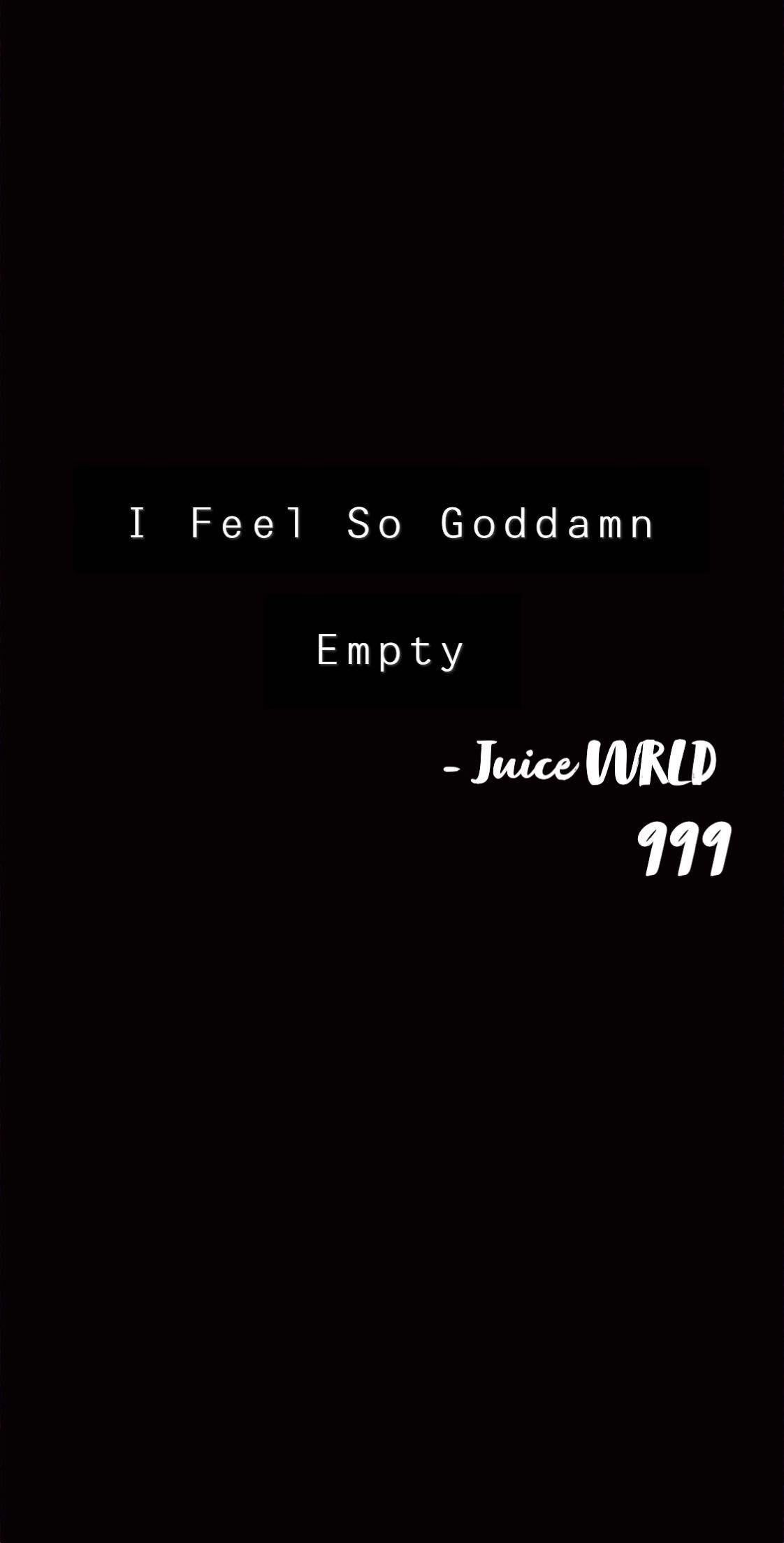 1122x2208 Empty Juice Wrld Wallpaper