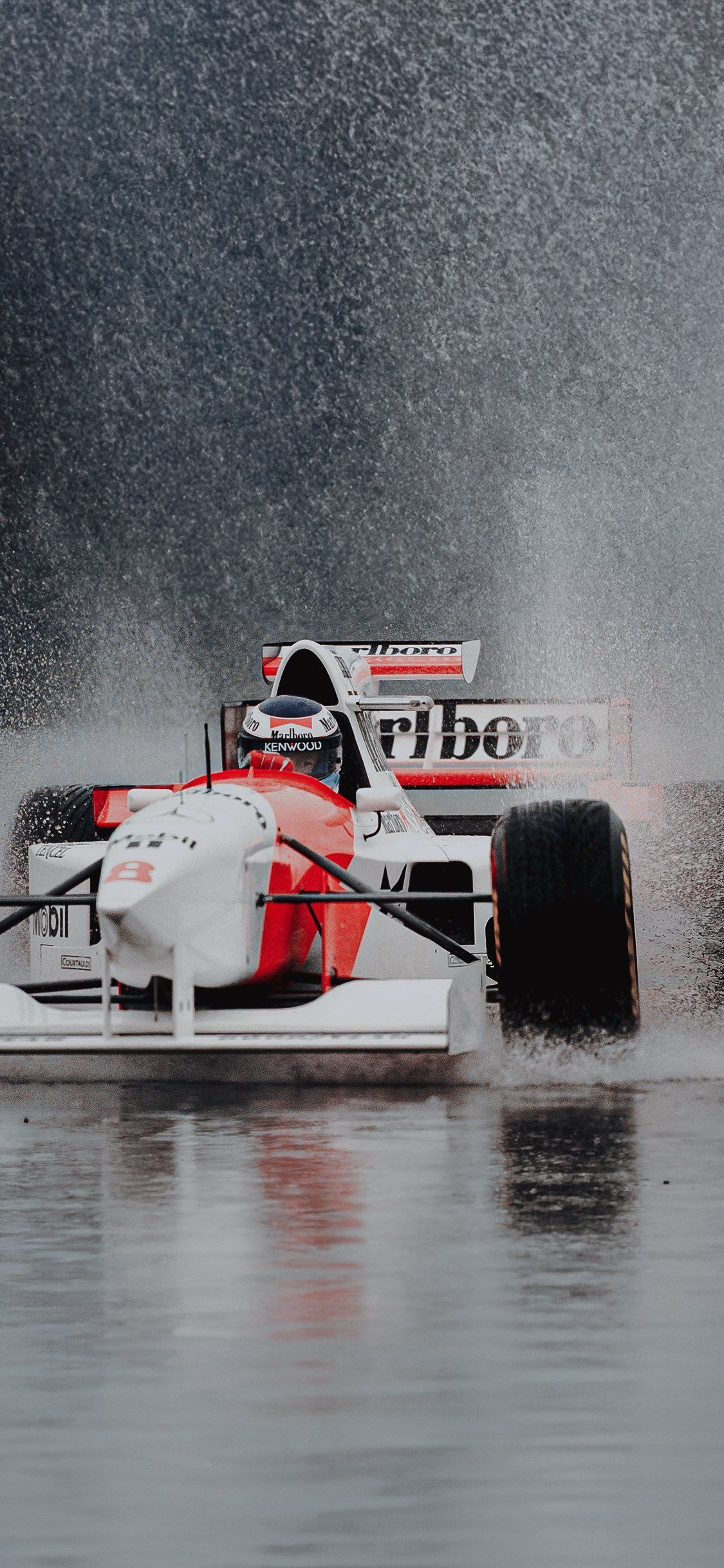 1125x2436 F1 Retro Wallpaper