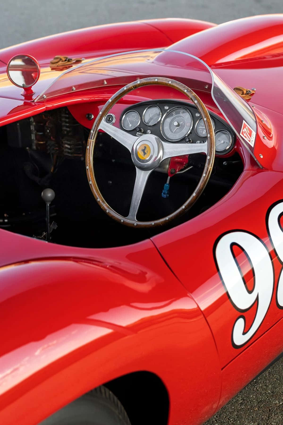 1199x1800 Download Ferrari F1 Classic Racing Car Wallpaper