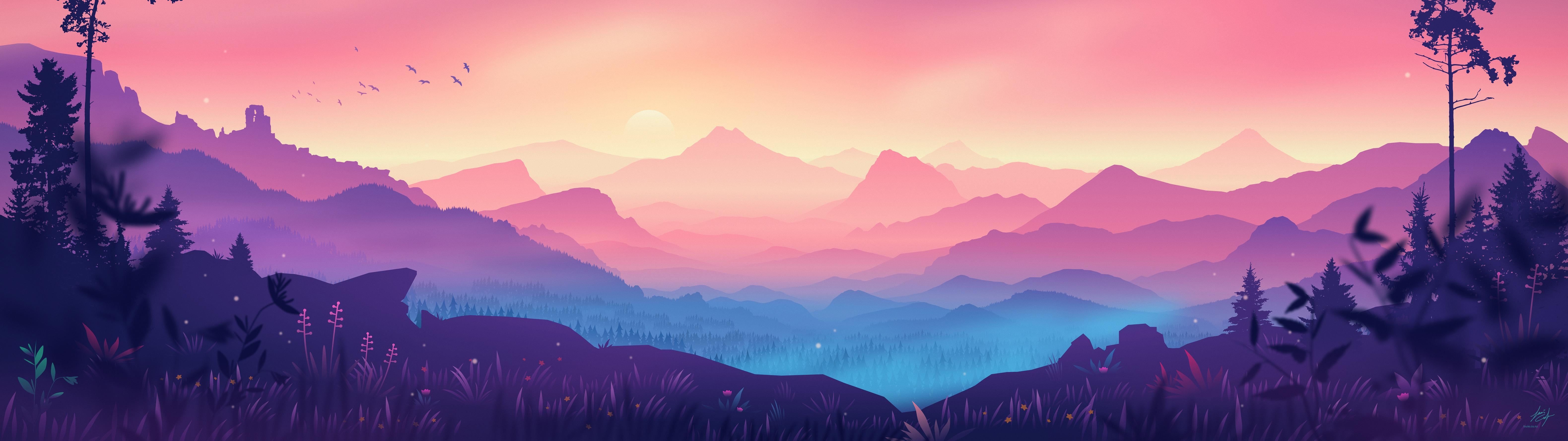 6318x1777 The Valley