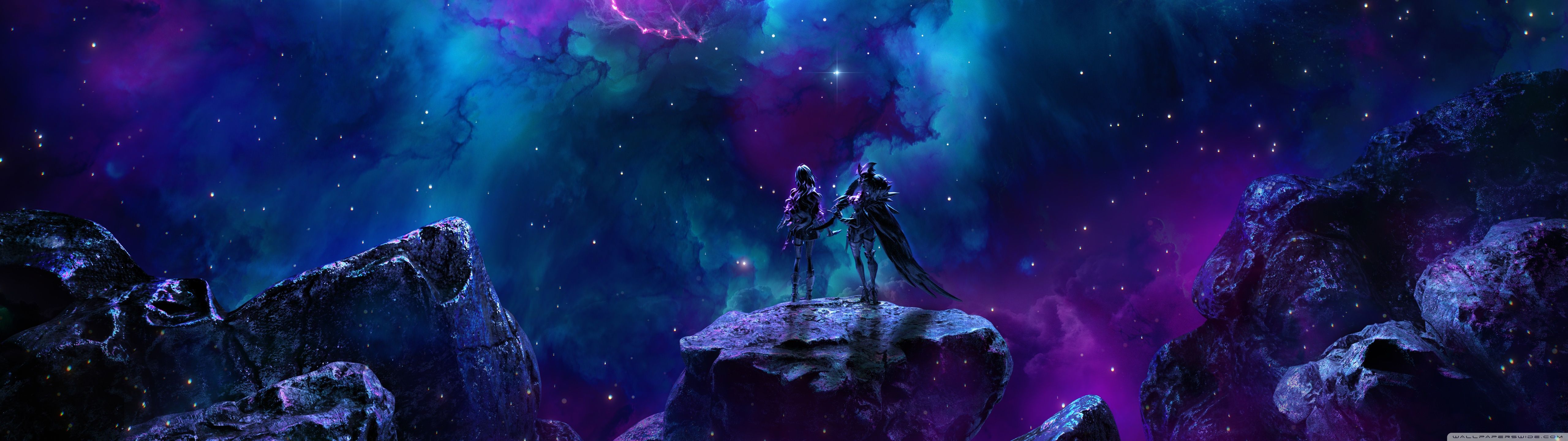 5120x1440 Cosmic Art 4K UHD Wallpaper for UltraHD Desktop and TV : Widescreen and UltraWide Display : Dual Monitor : Smartphone and Tablet Devices