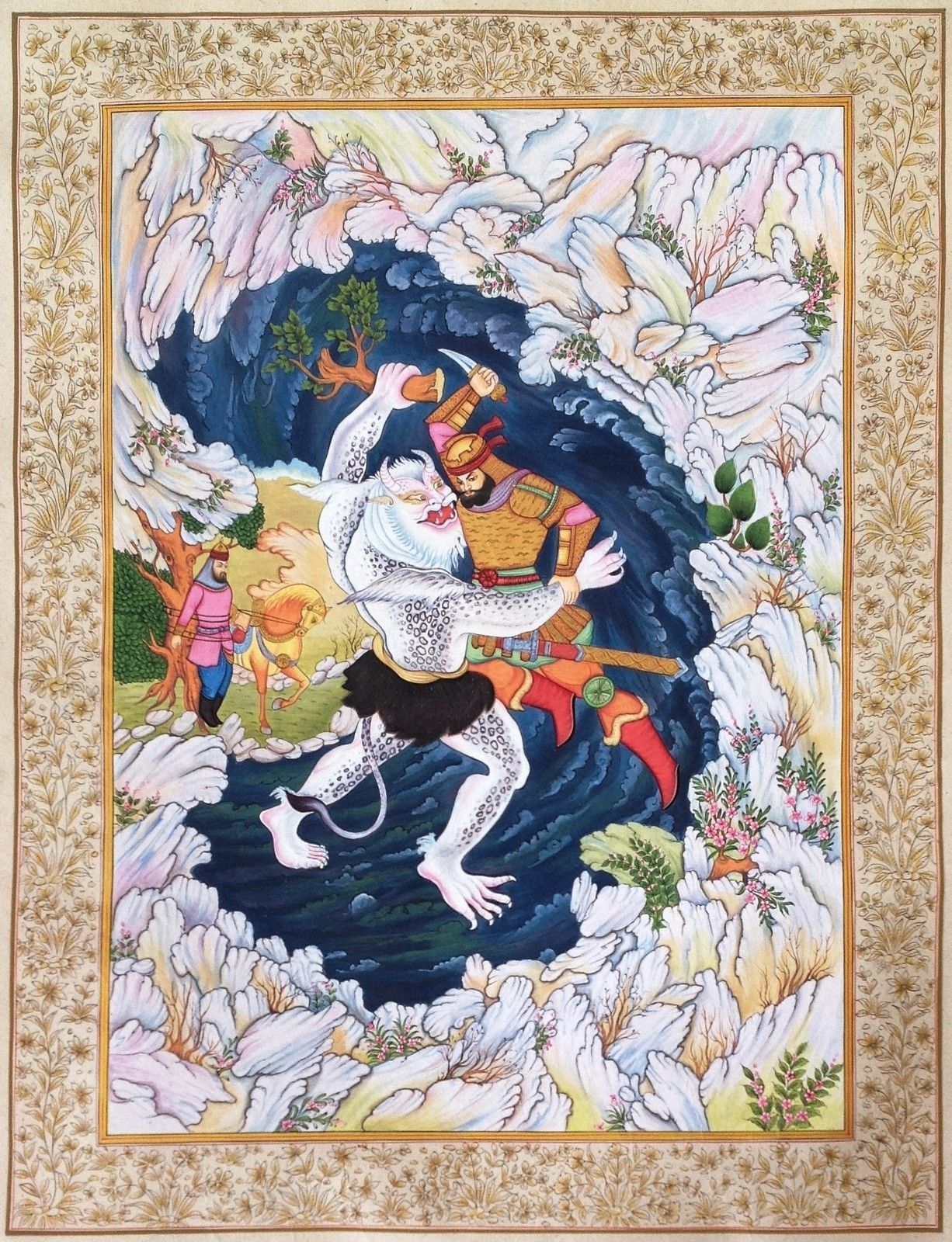 1226x1600 Discover 36 Shahnameh and Persian Art Painting Ideas. persian calligraphy art, iranian art, persian miniature, and more