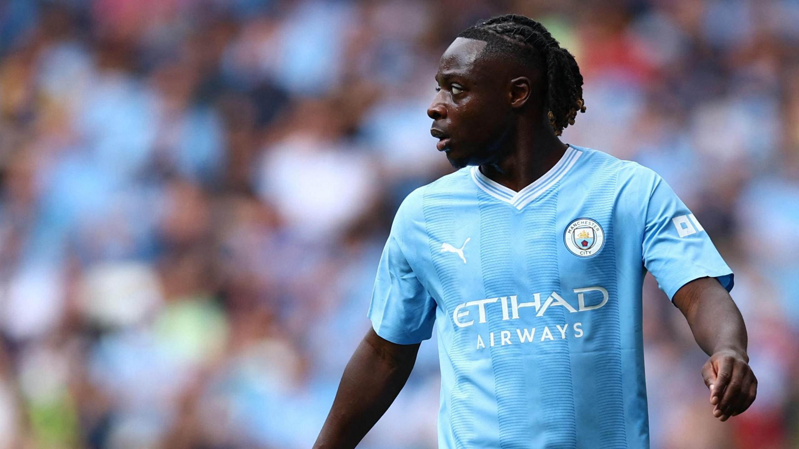2560x1440 Man City: Jeremy Doku's Premier League debut 'a dream come true'