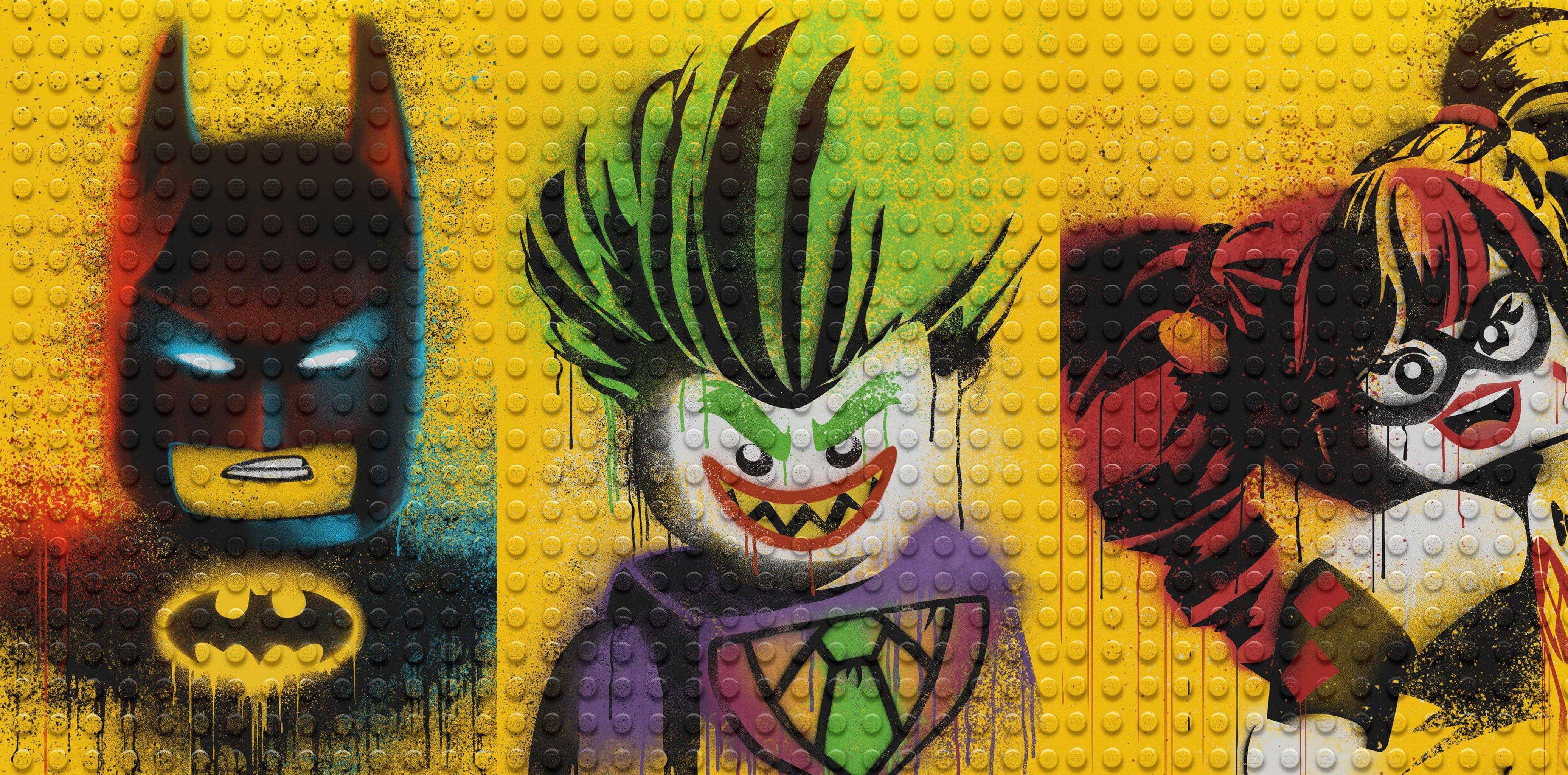 4146x2048 The Lego Batman Harley Quinn And Joker, HD Movies, 4k Wallpaper