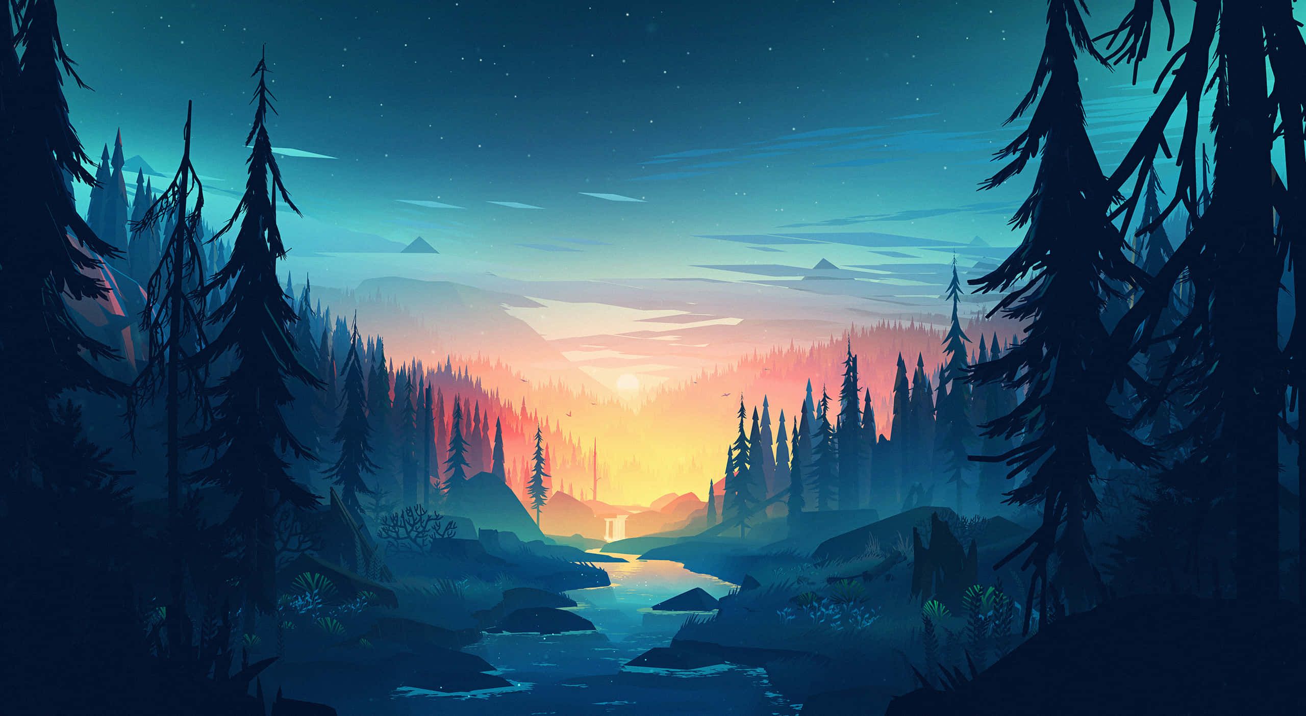 2560x1404 Download An overlook of Firewatch