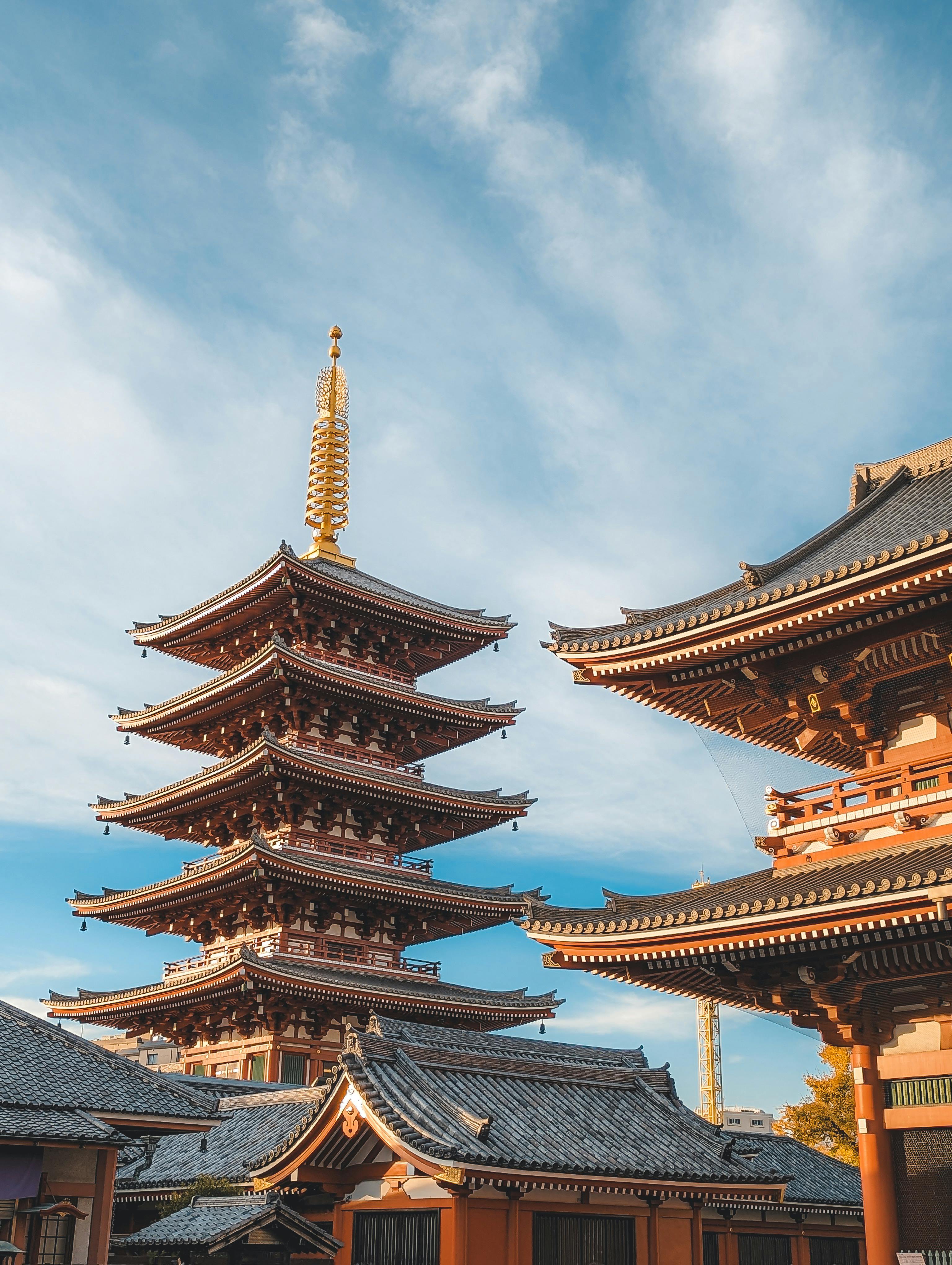 3072x4080 Cloud over Temple Buildings · Free