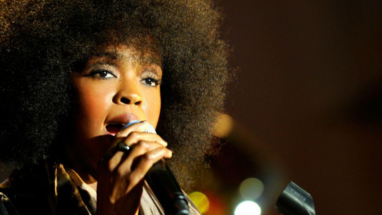 1244x700 LAURYN HILL R B Hip Hop Soul Reggae Fusion Microphone D Wallpaper