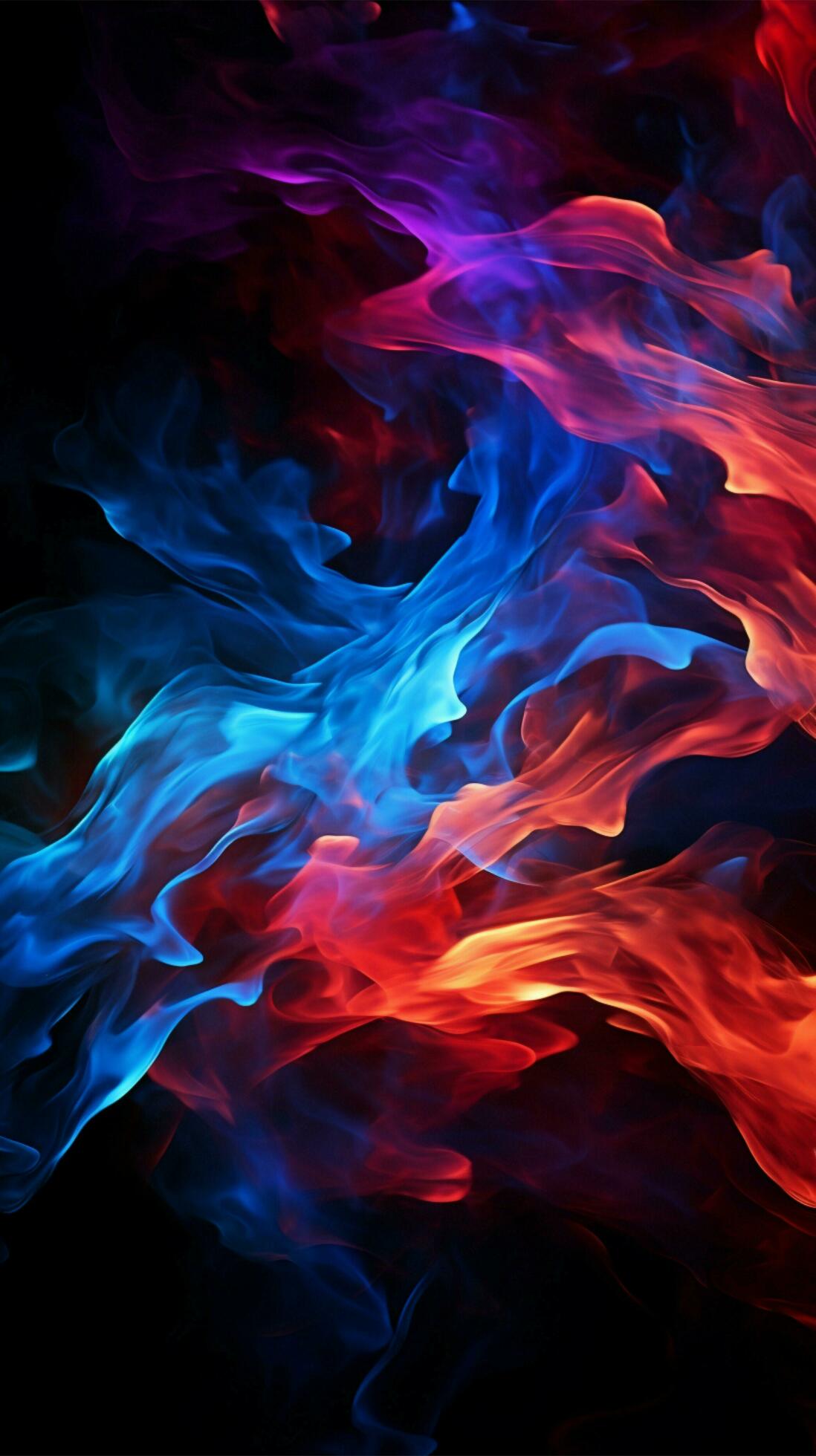 1098x1960 Red Blue Black Wallpaper, HD Red Blue Black Background on WallpaperBat