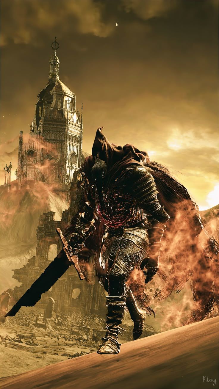 736x1308 Slave Knight Gael Dark Souls3